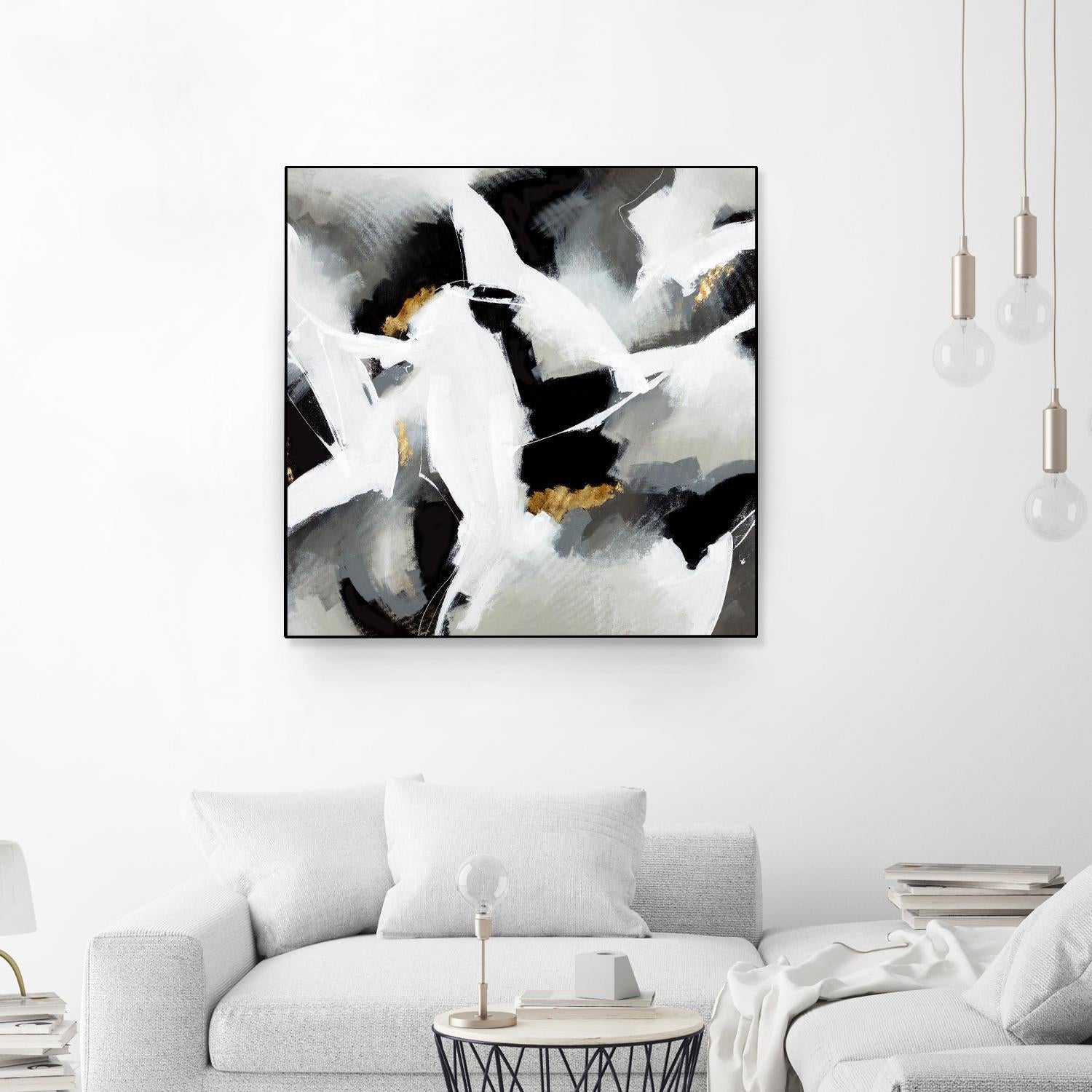 Driven to Dig In by Daleno Art on GIANT ART - gold abstract abstrait