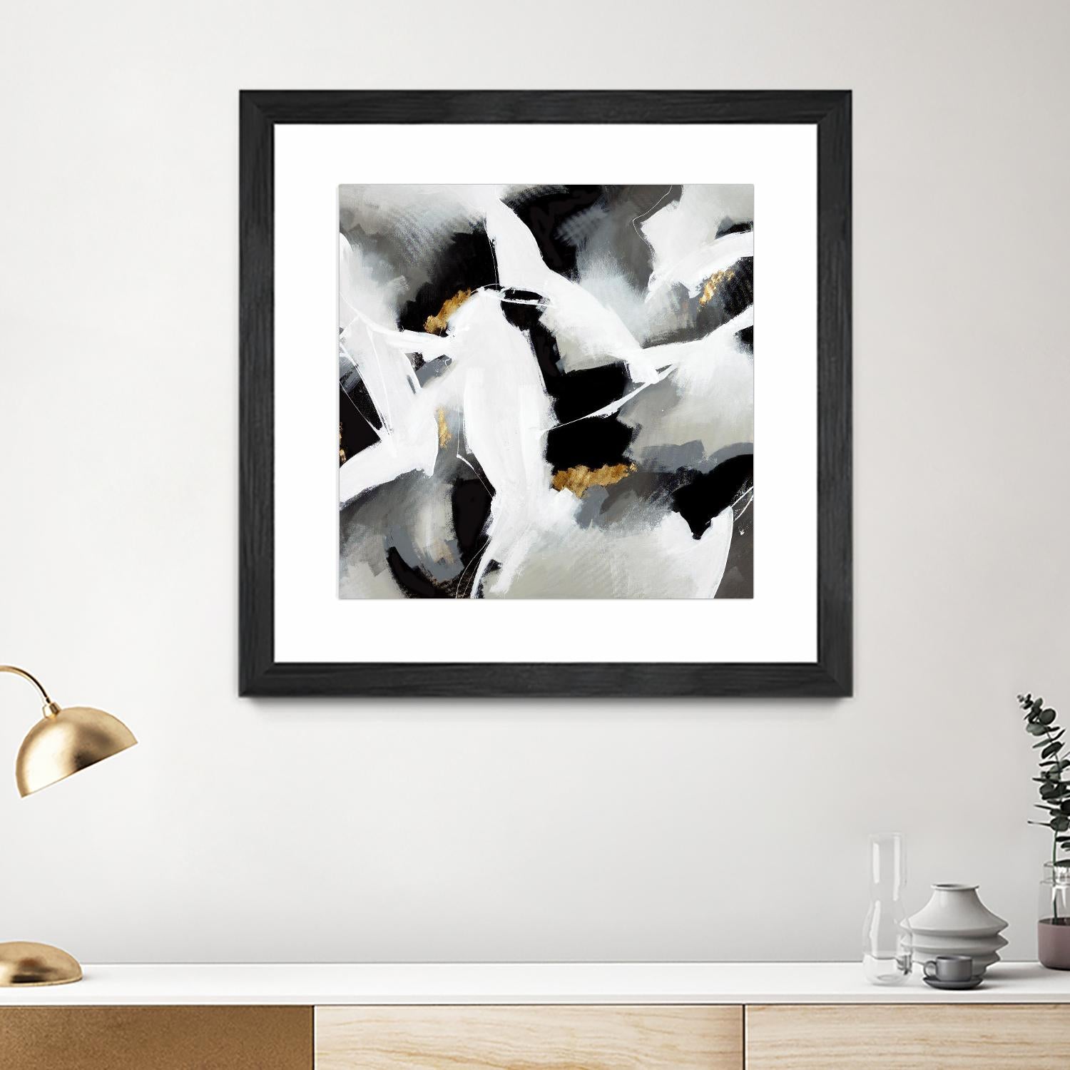 Driven to Dig In by Daleno Art on GIANT ART - gold abstract abstrait