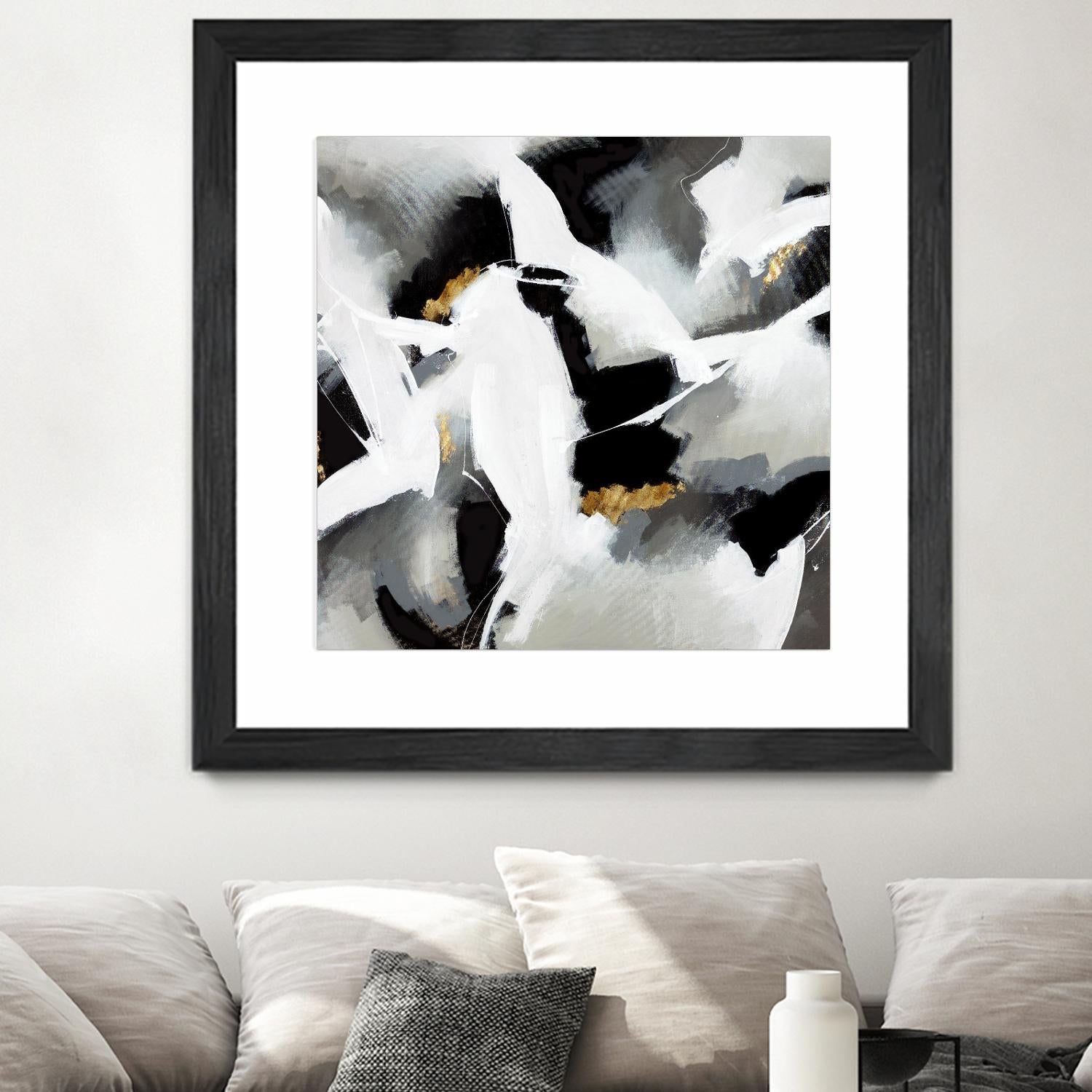 Driven to Dig In by Daleno Art on GIANT ART - gold abstract abstrait