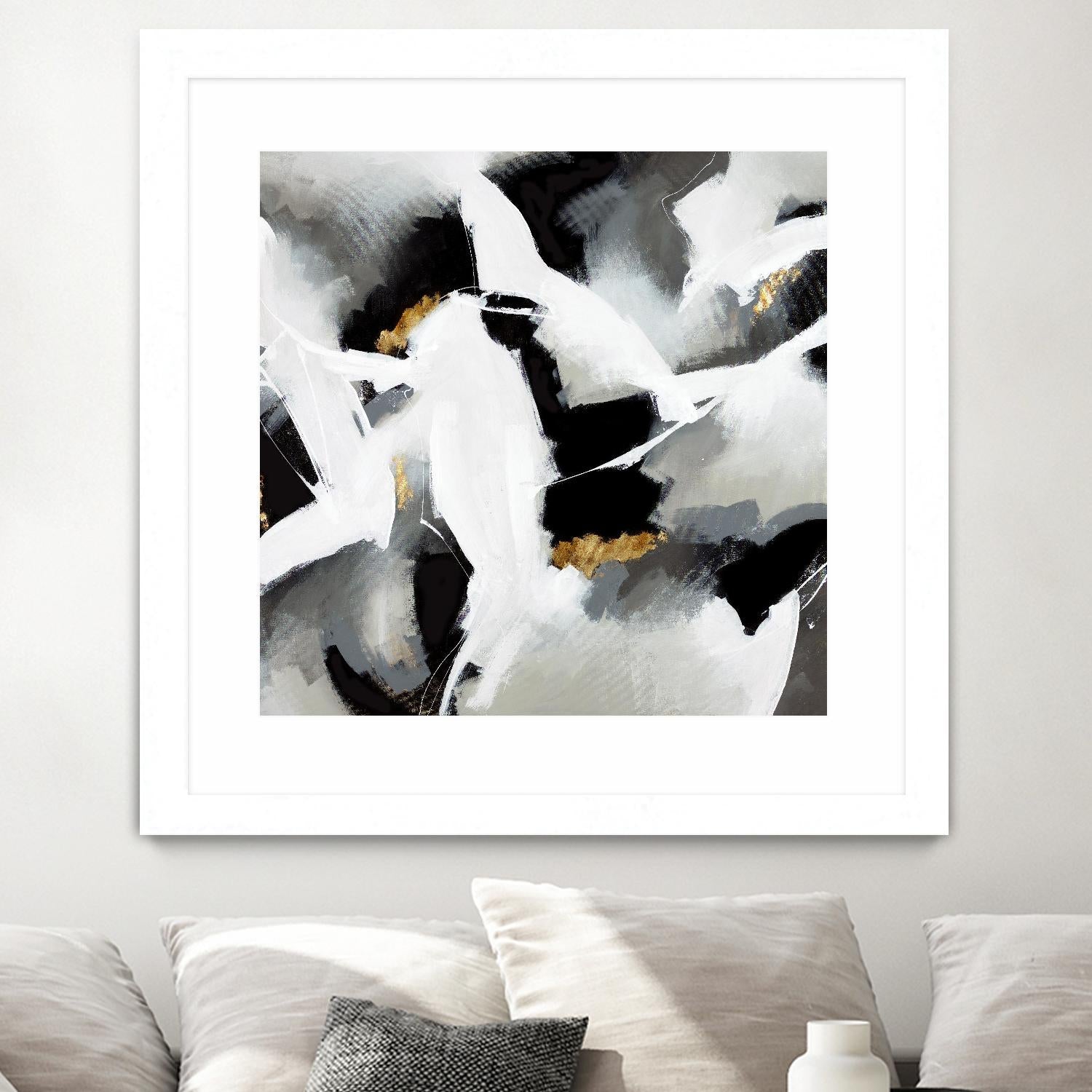 Driven to Dig In by Daleno Art on GIANT ART - gold abstract abstrait