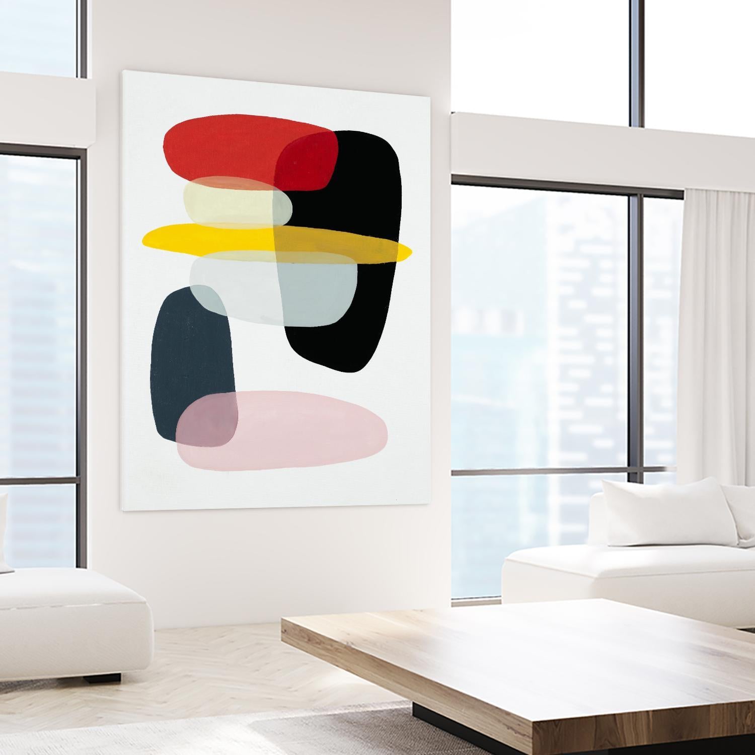 Joy and Pop I by Daleno Art on GIANT ART - abstract