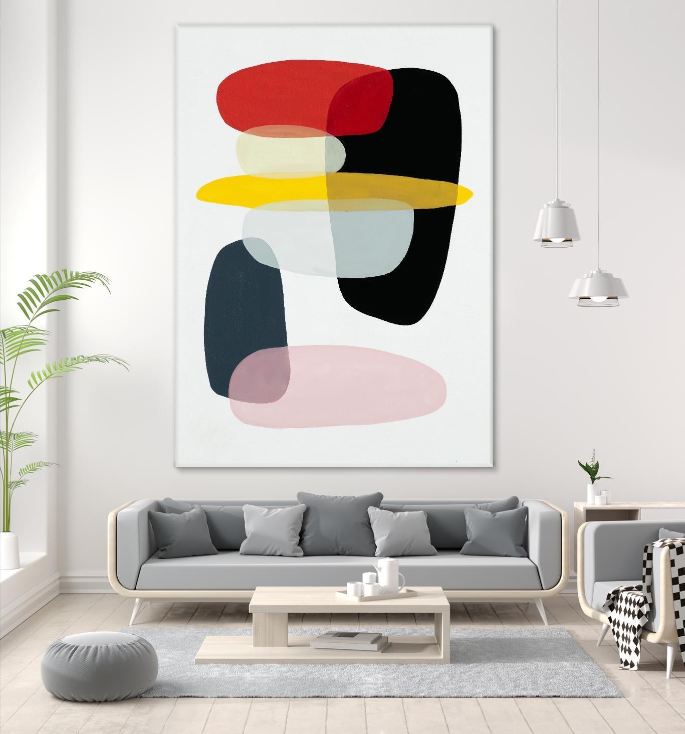 Joy and Pop I by Daleno Art on GIANT ART - abstract