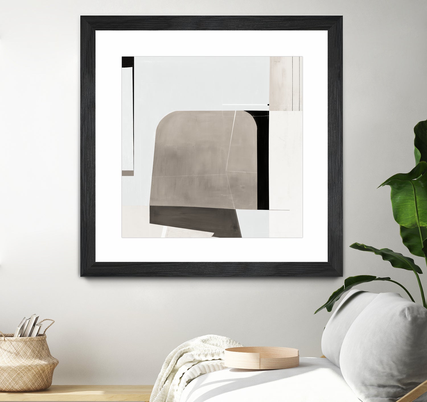 Rugby II by Daleno Art on GIANT ART - beige abstract