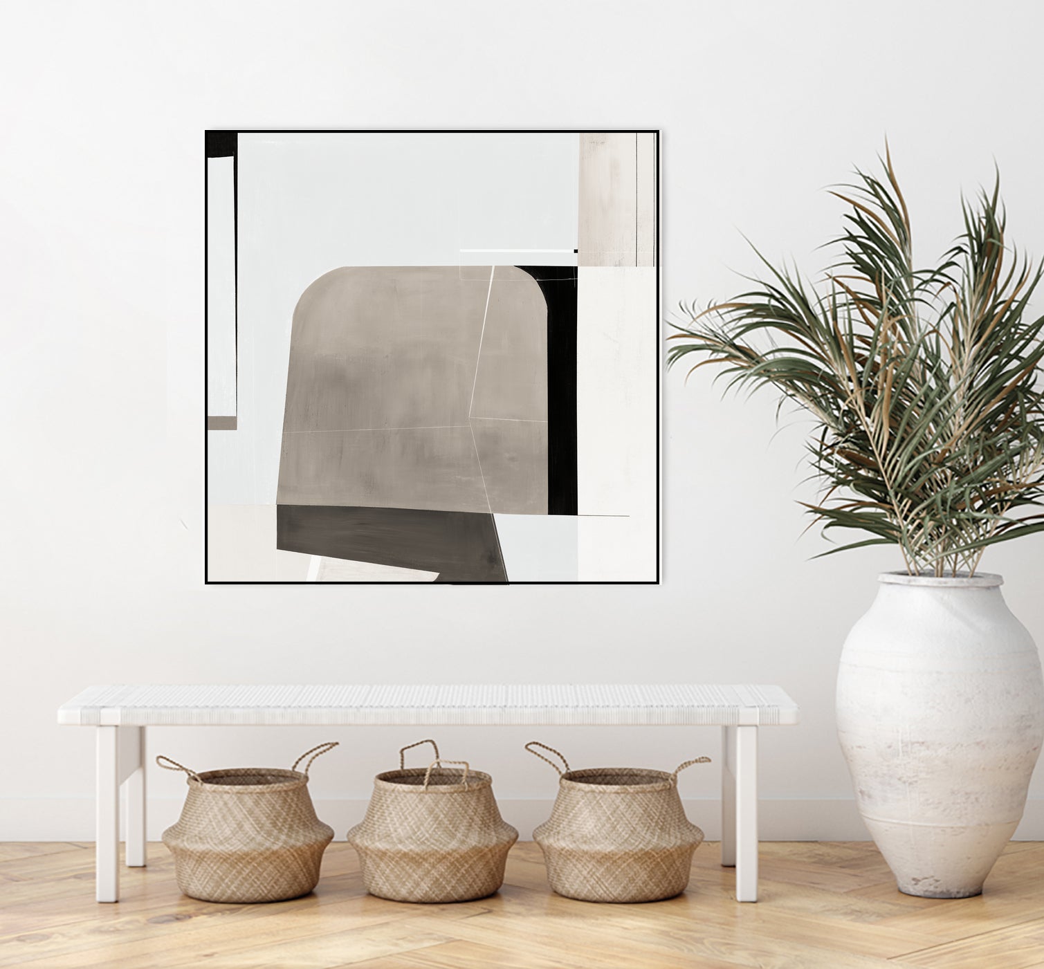 Rugby II by Daleno Art on GIANT ART - beige abstract