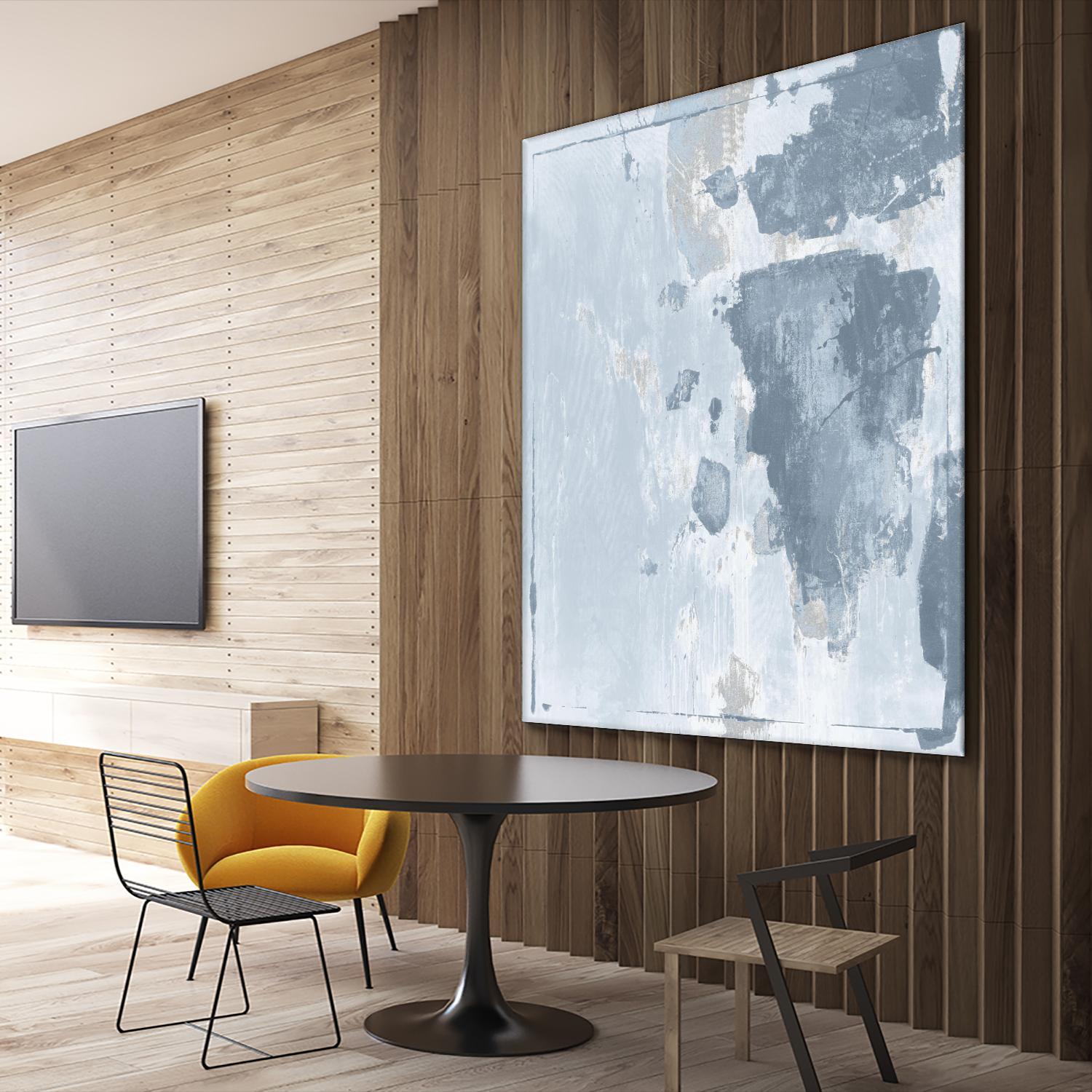 Texas Stamp II by Daleno Art on GIANT ART - blue abstract abstrait