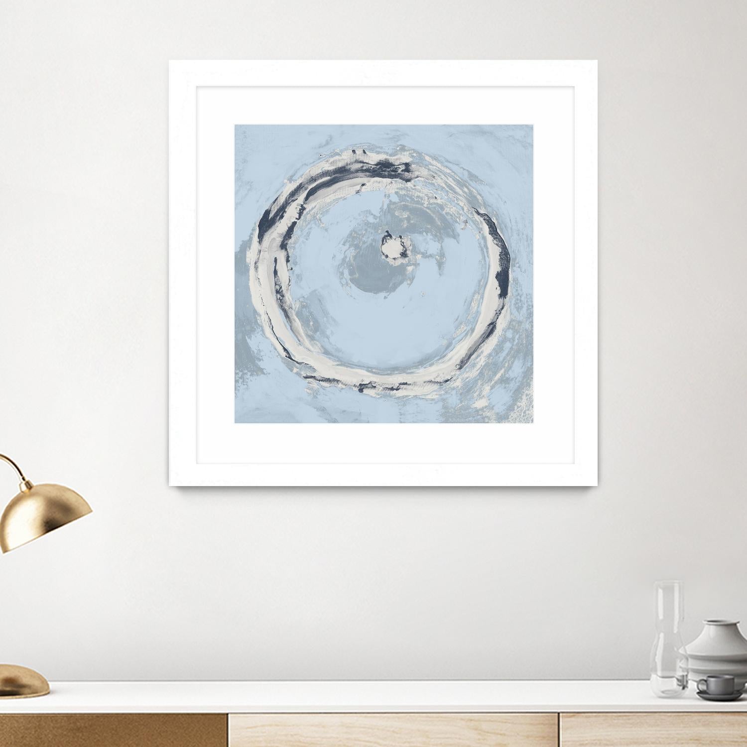 The Calm Before II by Daleno Art on GIANT ART - blue abstract abstrait