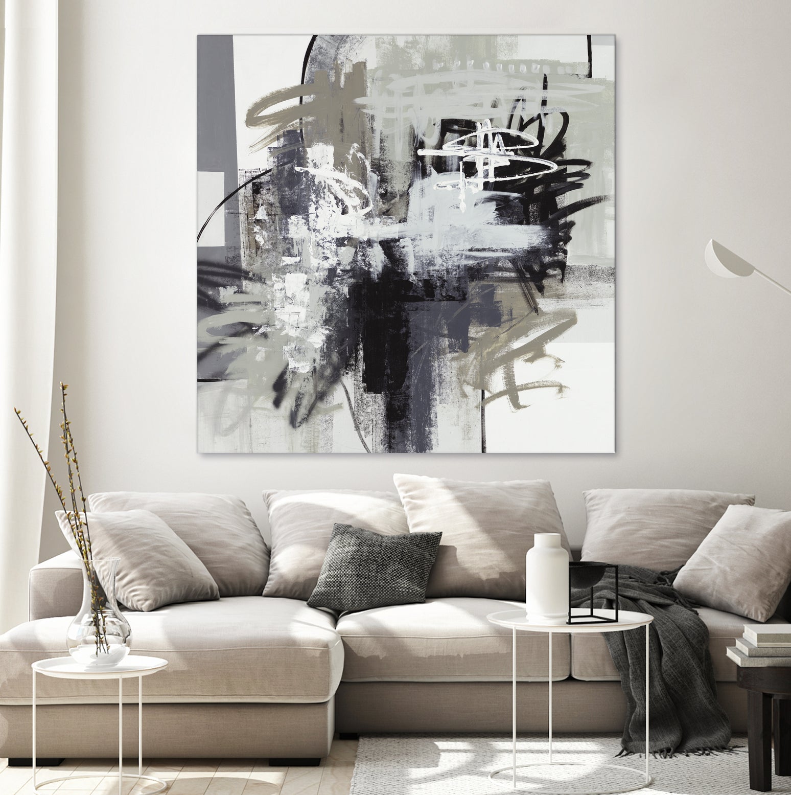 Loud Mouth by Daleno Art on GIANT ART - white abstract