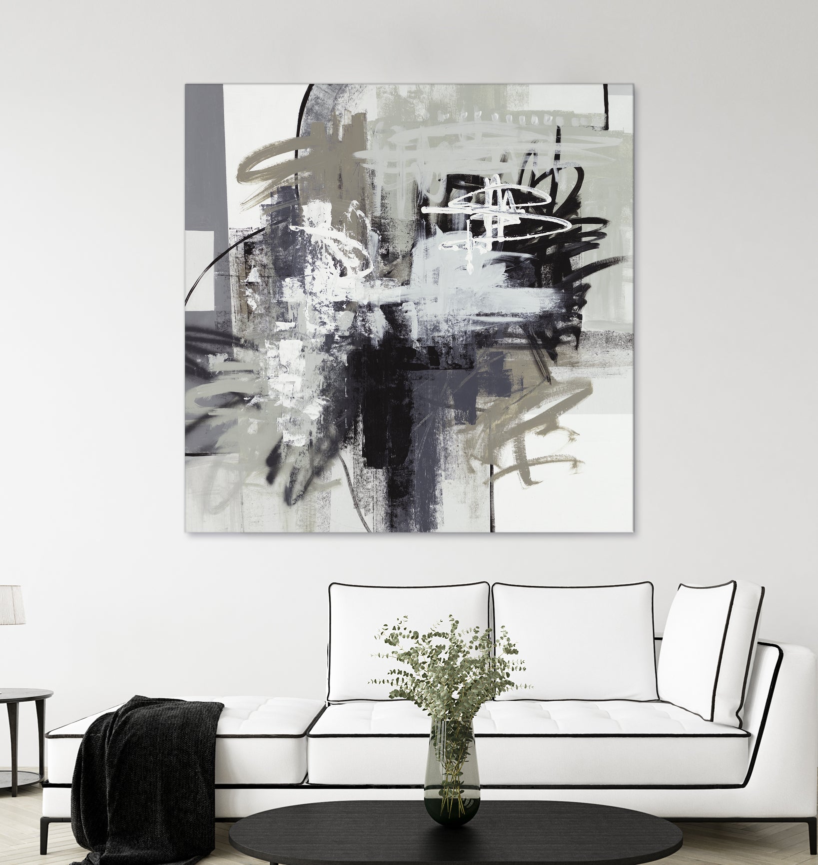 Loud Mouth by Daleno Art on GIANT ART - white abstract