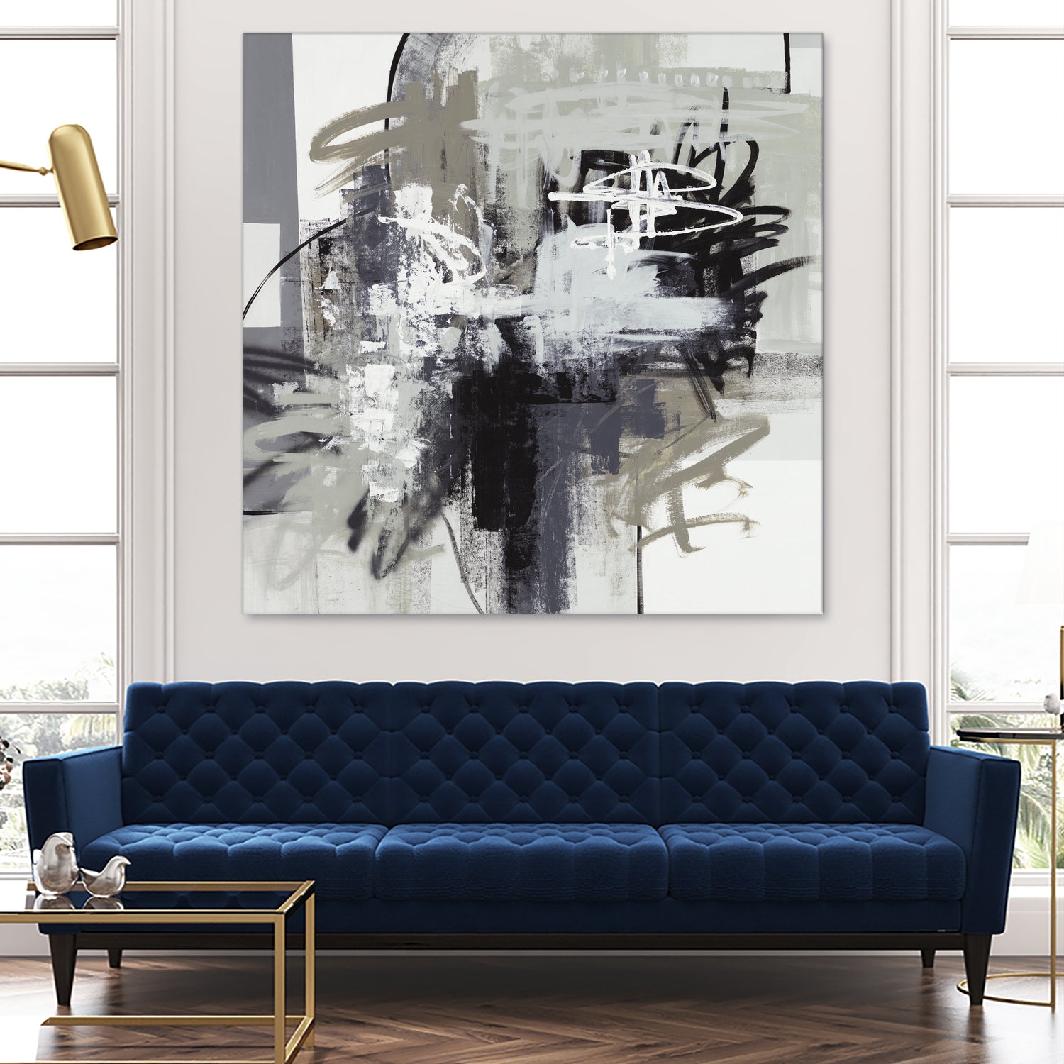 Loud Mouth by Daleno Art on GIANT ART - white abstract