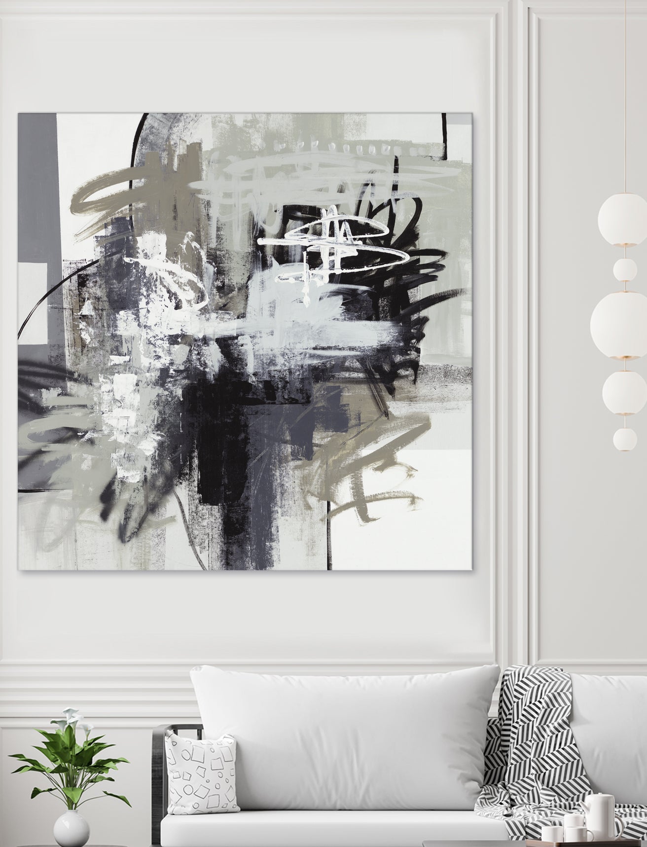 Loud Mouth by Daleno Art on GIANT ART - white abstract