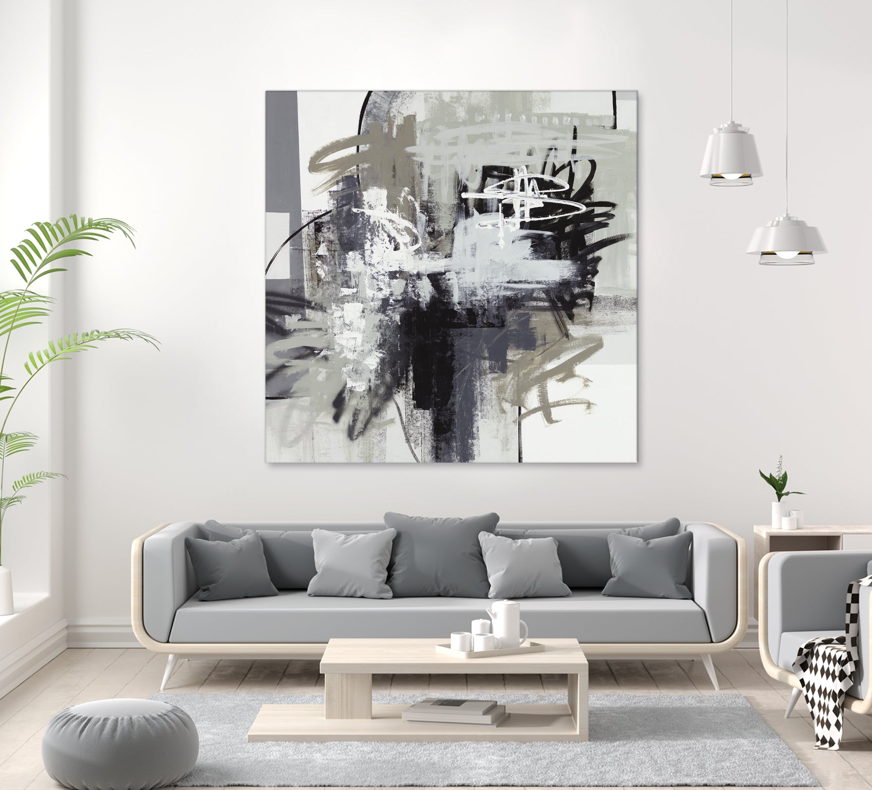 Loud Mouth by Daleno Art on GIANT ART - white abstract