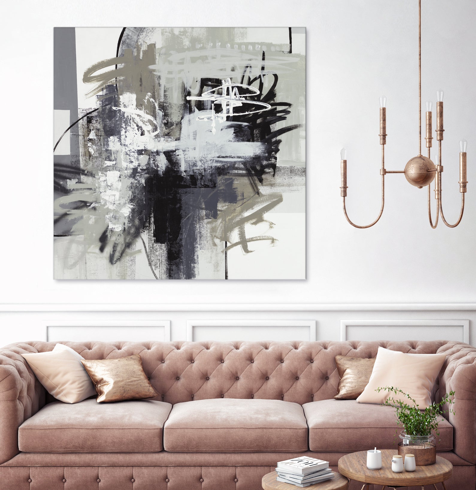 Loud Mouth by Daleno Art on GIANT ART - white abstract