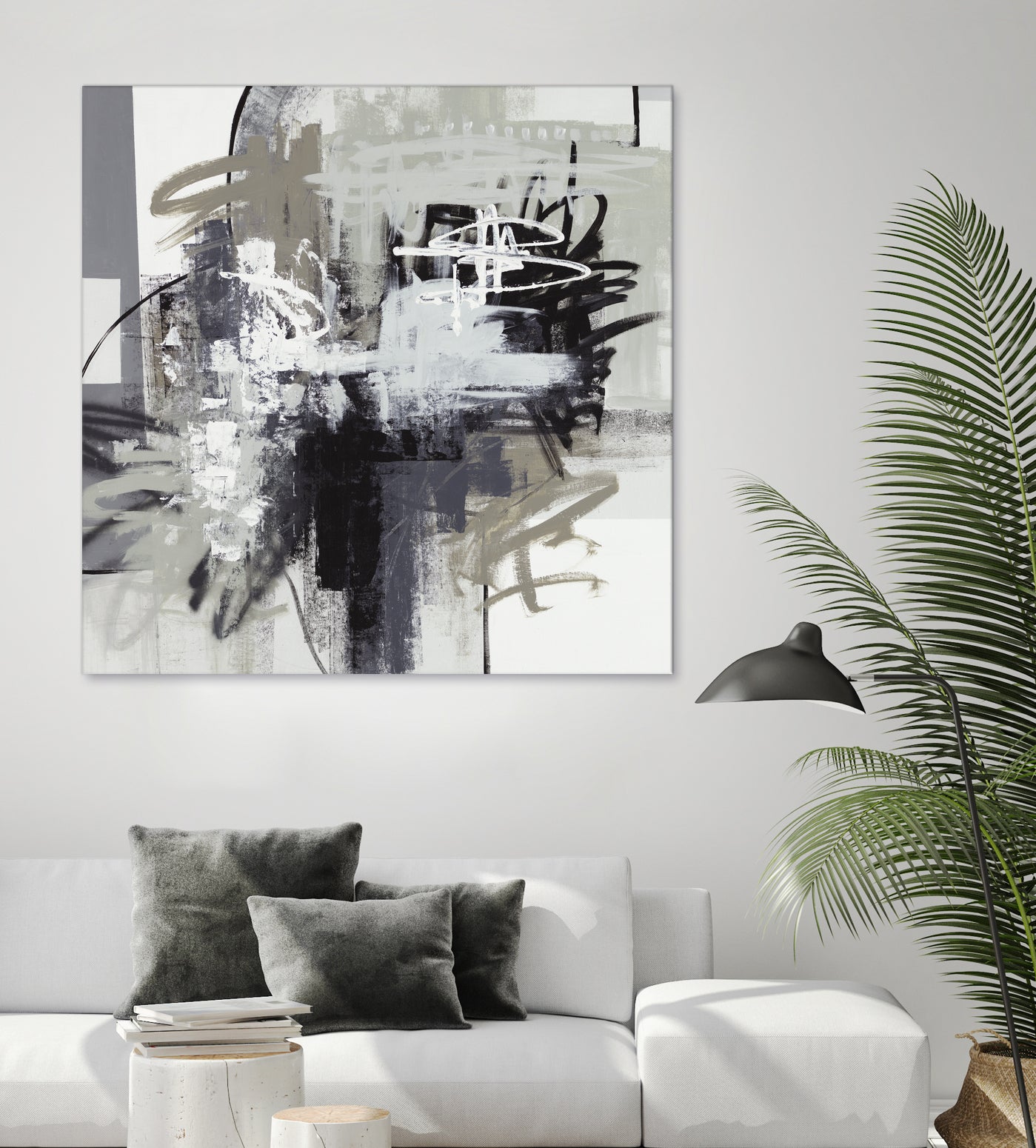 Loud Mouth by Daleno Art on GIANT ART - white abstract