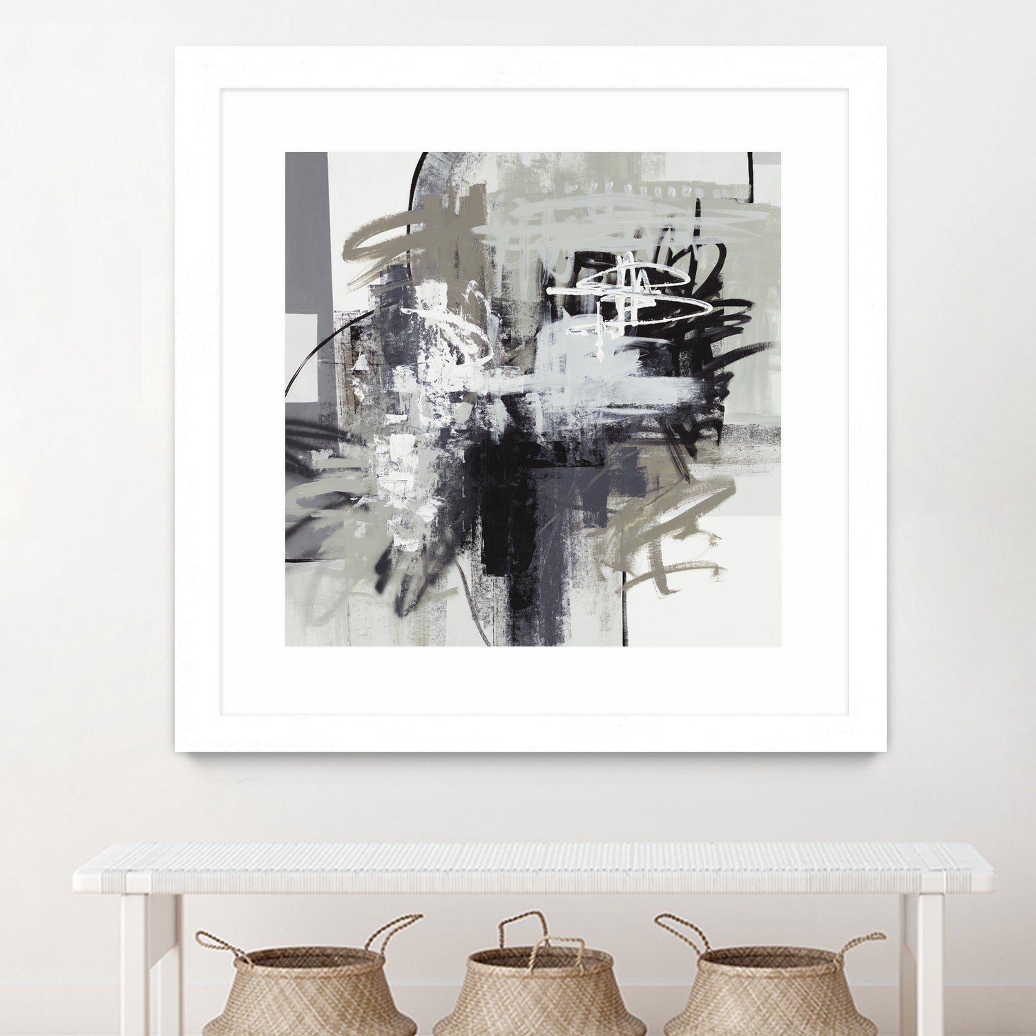 Loud Mouth by Daleno Art on GIANT ART - white abstract