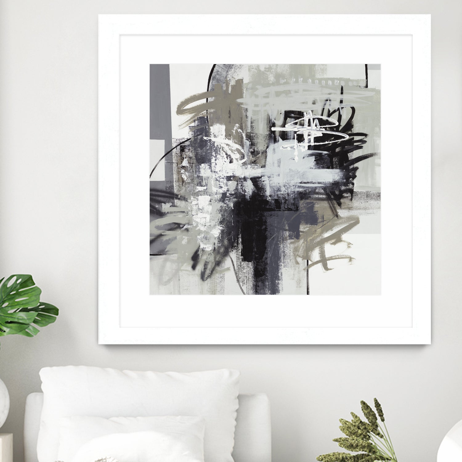 Loud Mouth by Daleno Art on GIANT ART - white abstract