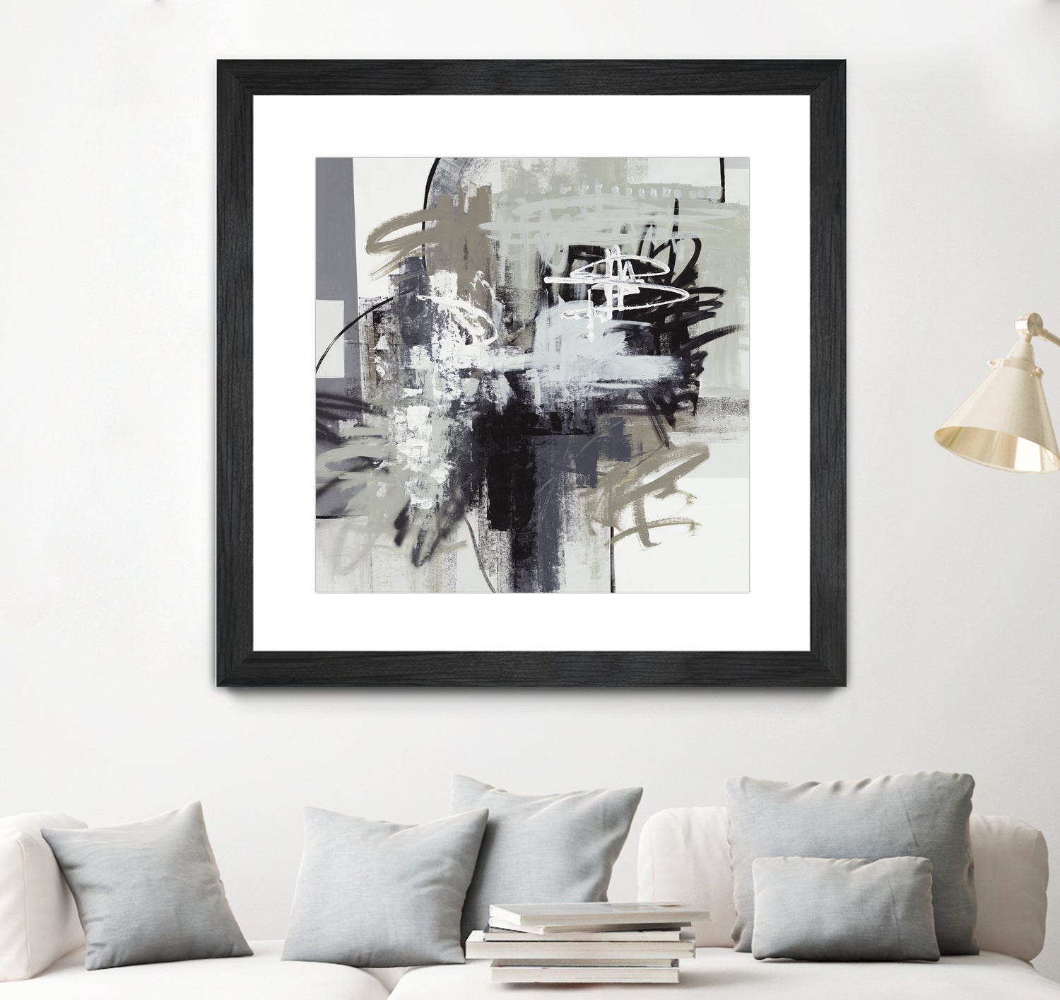 Loud Mouth by Daleno Art on GIANT ART - white abstract