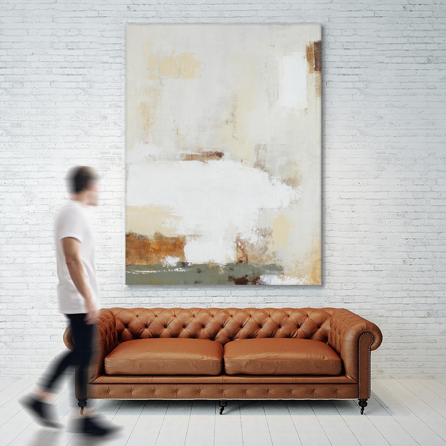 Buff for Mr Ruff by Daleno Art on GIANT ART - white abstract