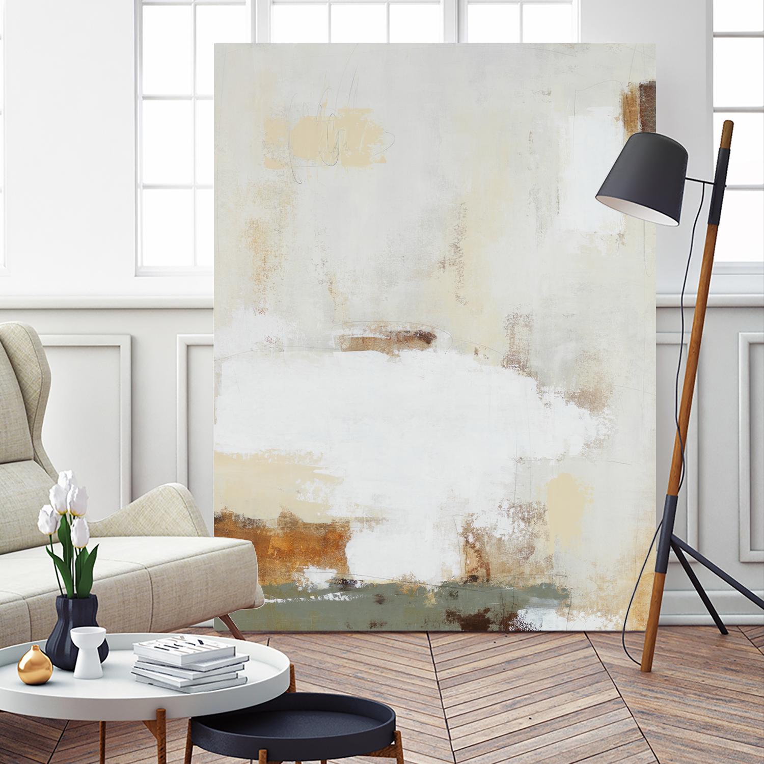 Buff for Mr Ruff by Daleno Art on GIANT ART - white abstract