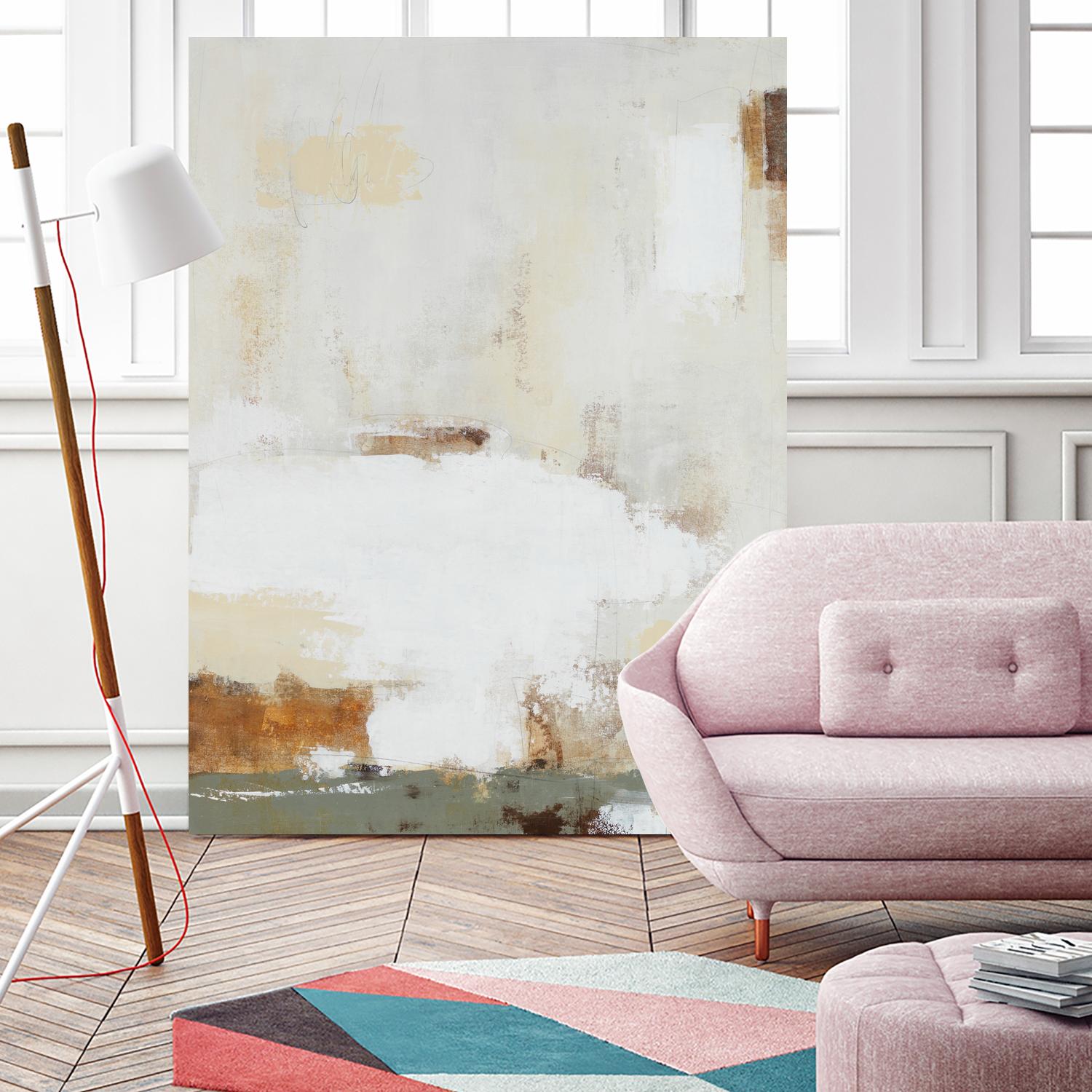 Buff for Mr Ruff by Daleno Art on GIANT ART - white abstract