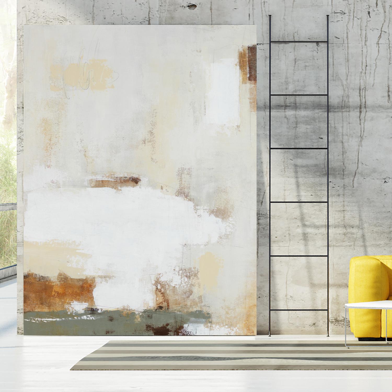 Buff for Mr Ruff by Daleno Art on GIANT ART - white abstract