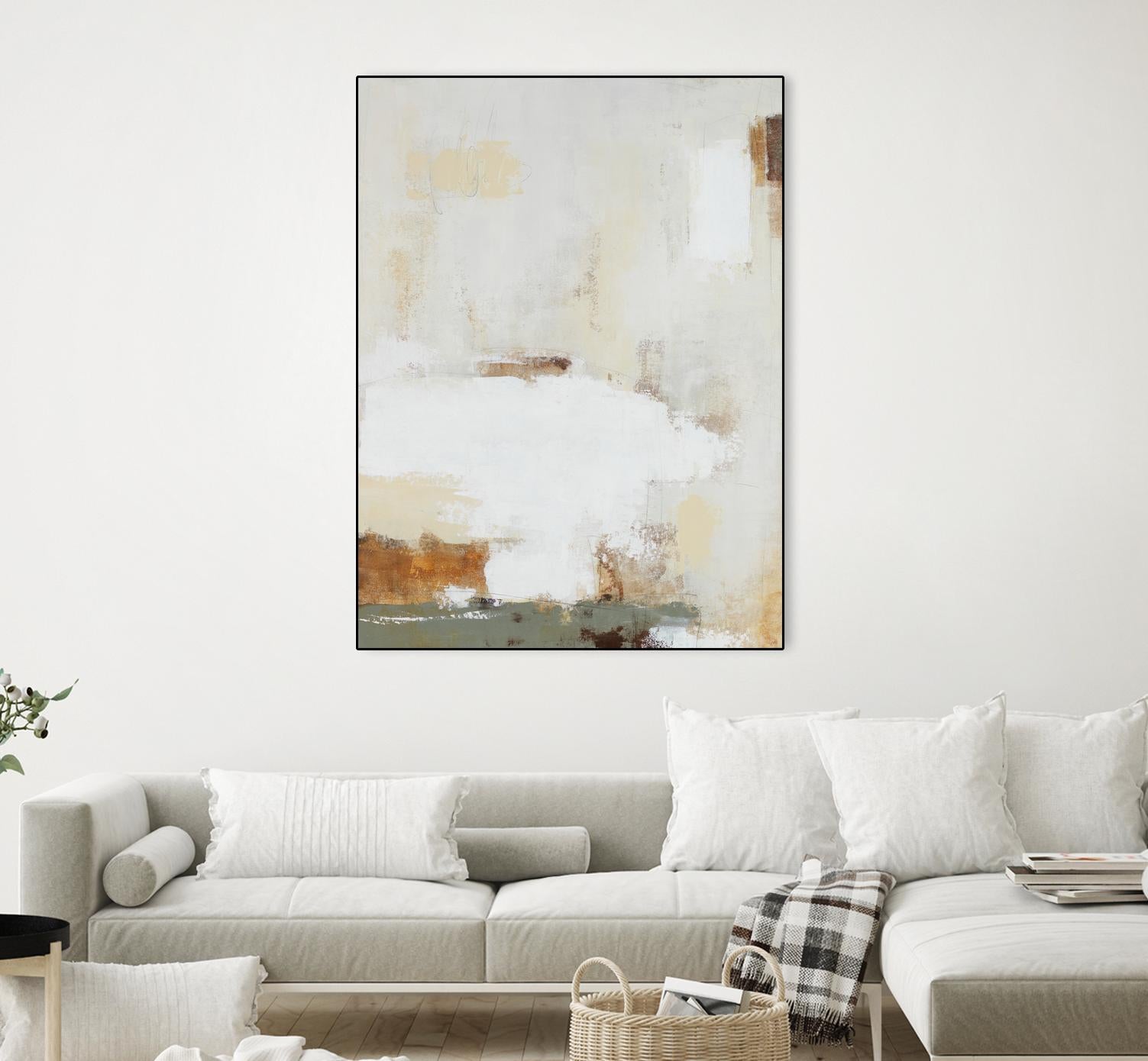 Buff for Mr Ruff by Daleno Art on GIANT ART - white abstract