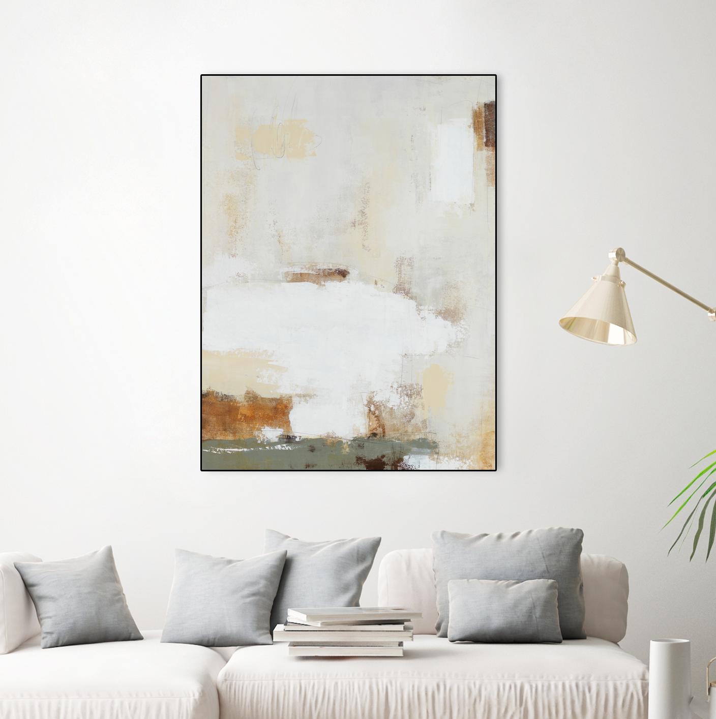 Buff for Mr Ruff by Daleno Art on GIANT ART - white abstract