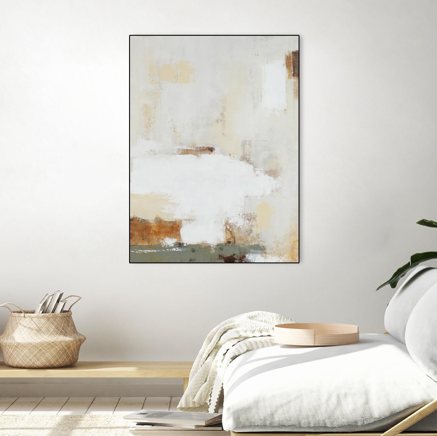 Buff for Mr Ruff by Daleno Art on GIANT ART - white abstract