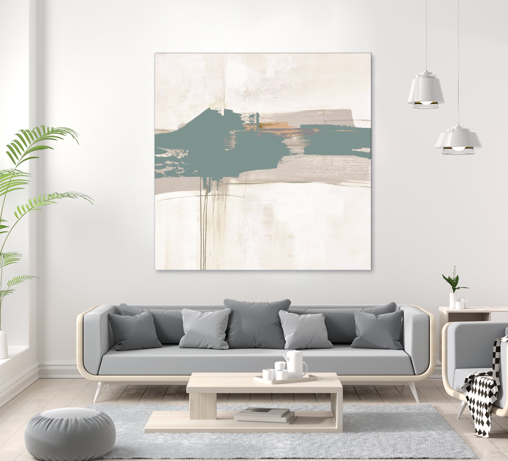 Complex Mind III by Daleno Art on GIANT ART - green abstract