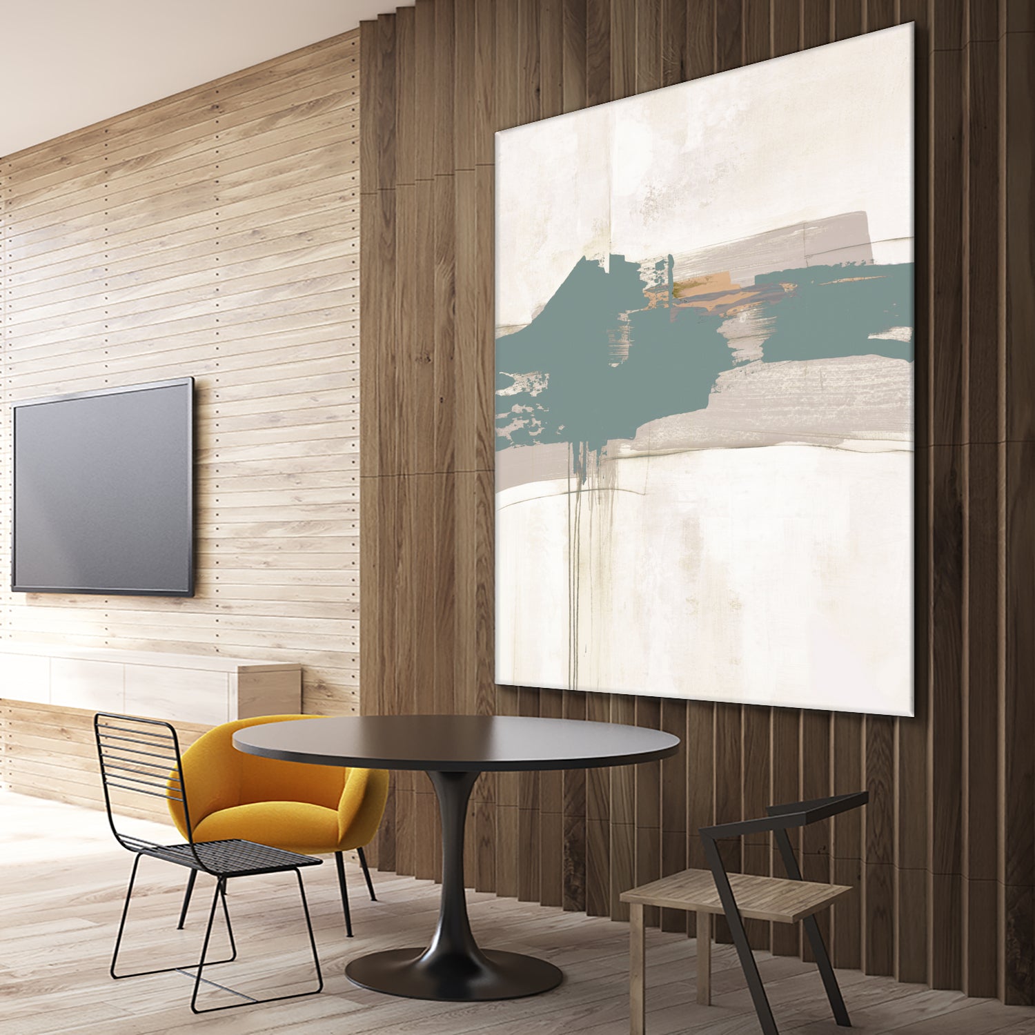 Complex Mind III by Daleno Art on GIANT ART - green abstract