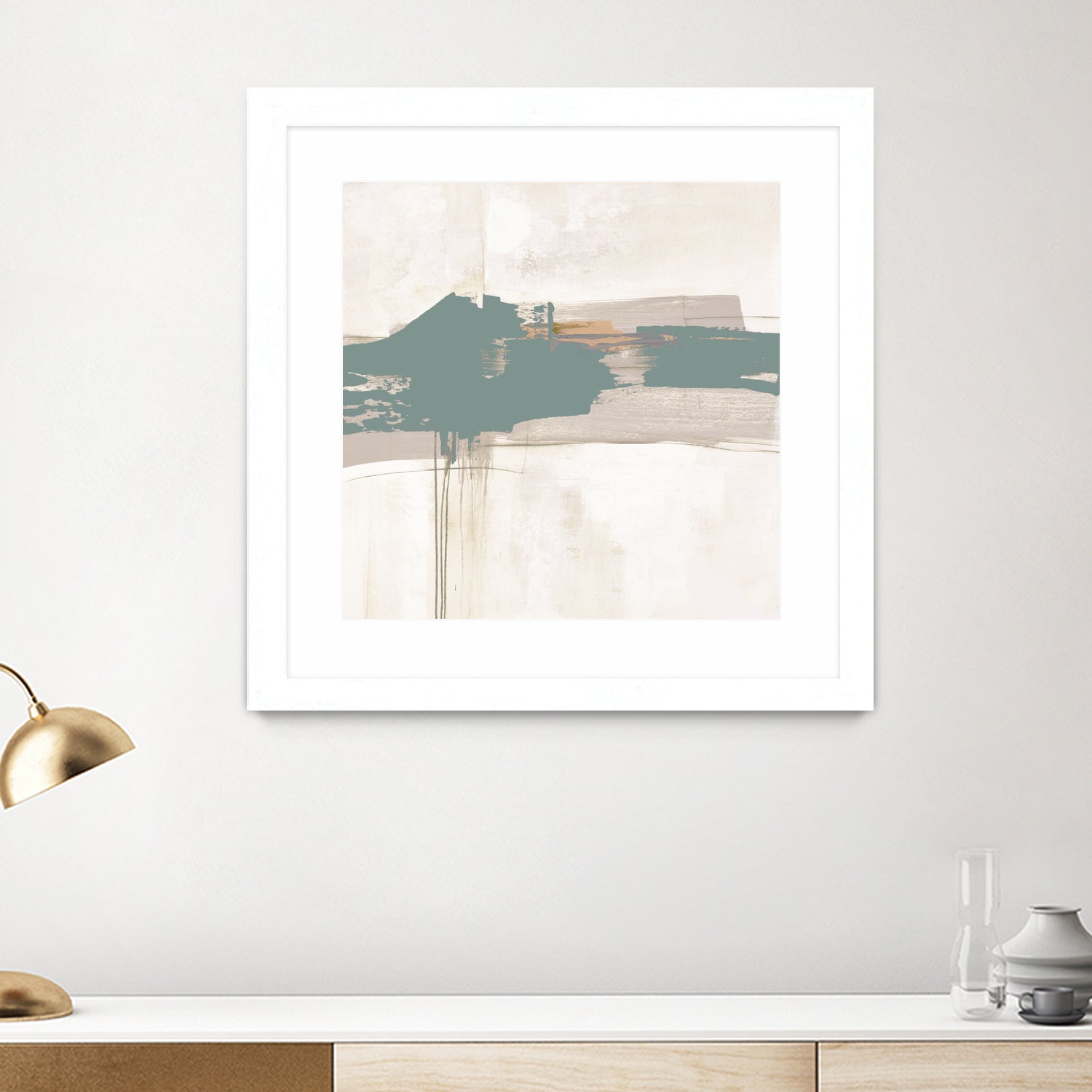 Complex Mind III by Daleno Art on GIANT ART - green abstract