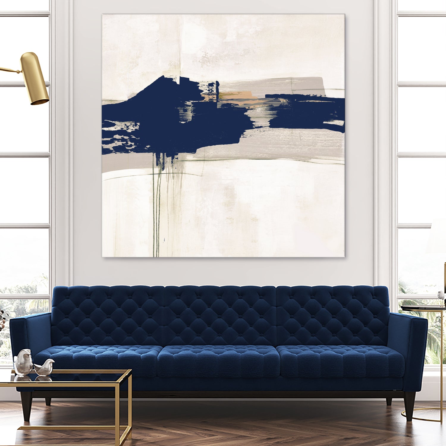 Complex Mind IV by Daleno Art on GIANT ART - blue abstract