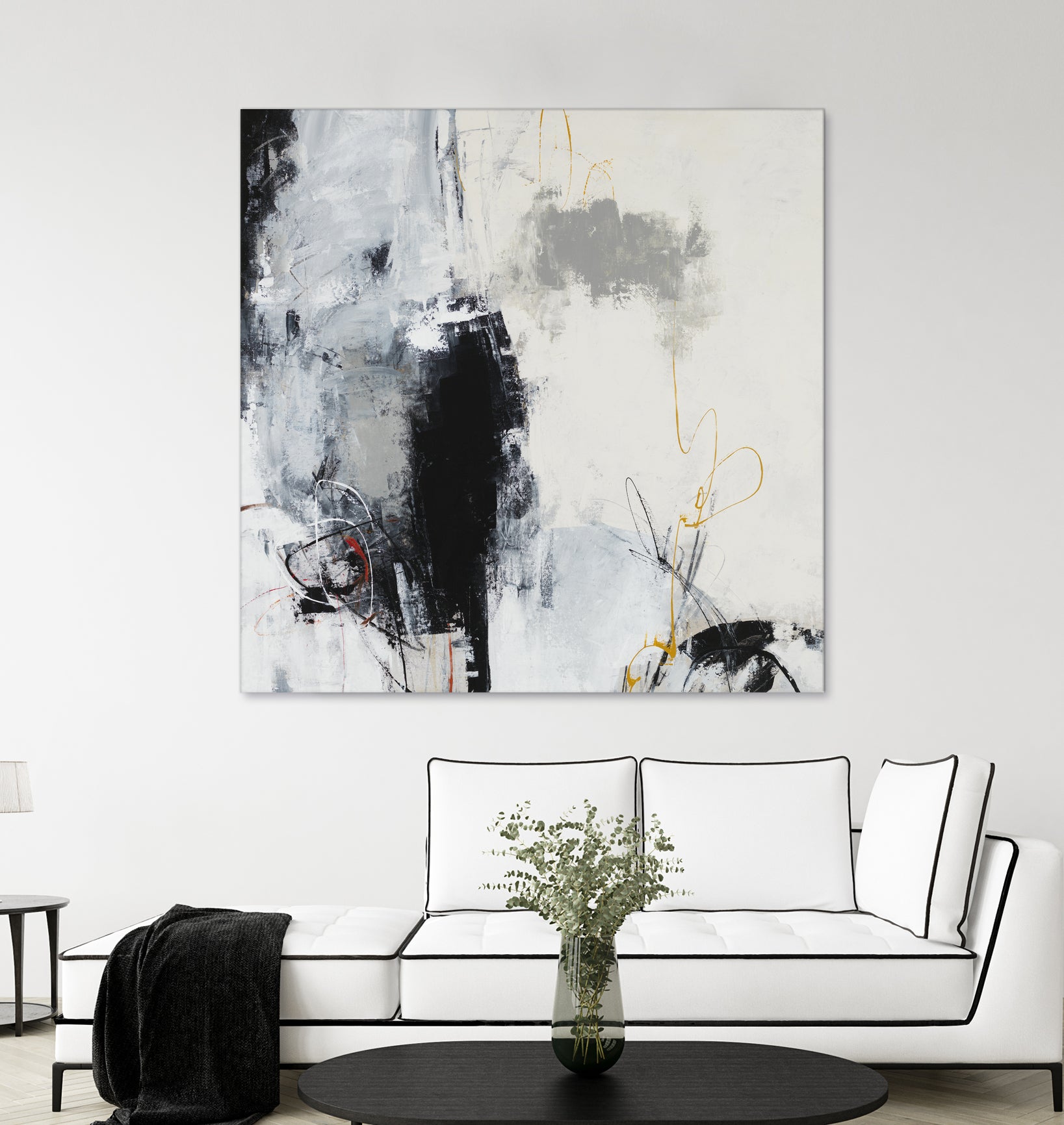 Center of the Mind by Daleno Art on GIANT ART - grey abstract