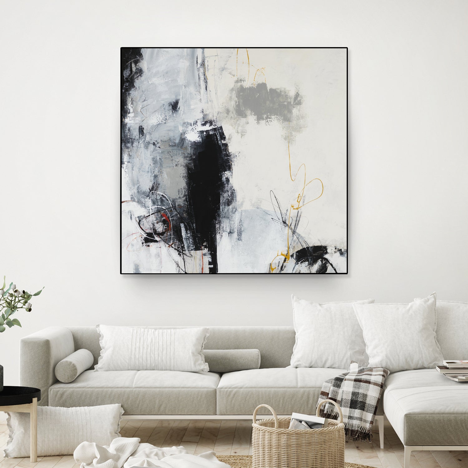 Center of the Mind by Daleno Art on GIANT ART - grey abstract