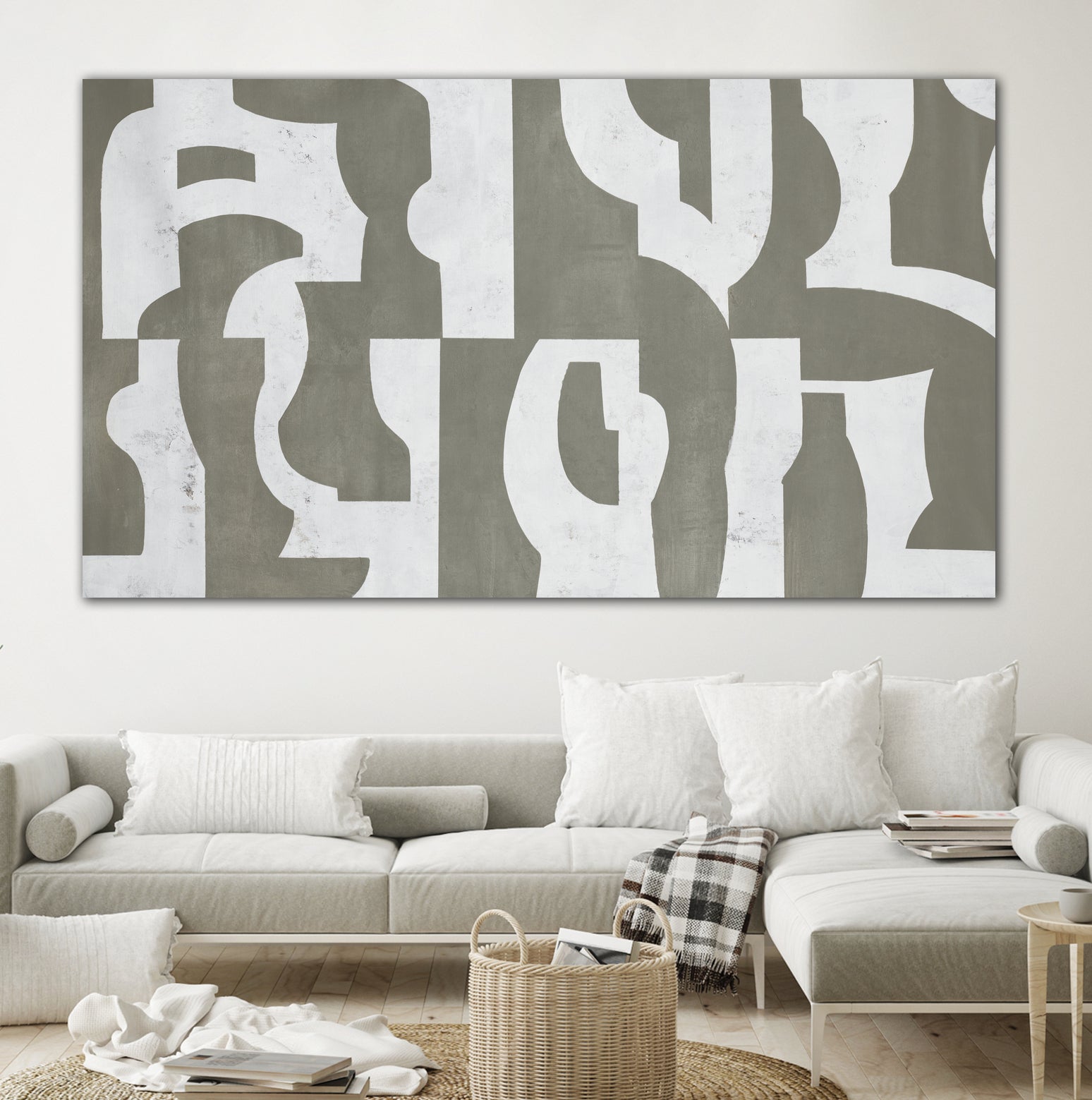 Reconfiguring by Daleno Art on GIANT ART - grey abstract