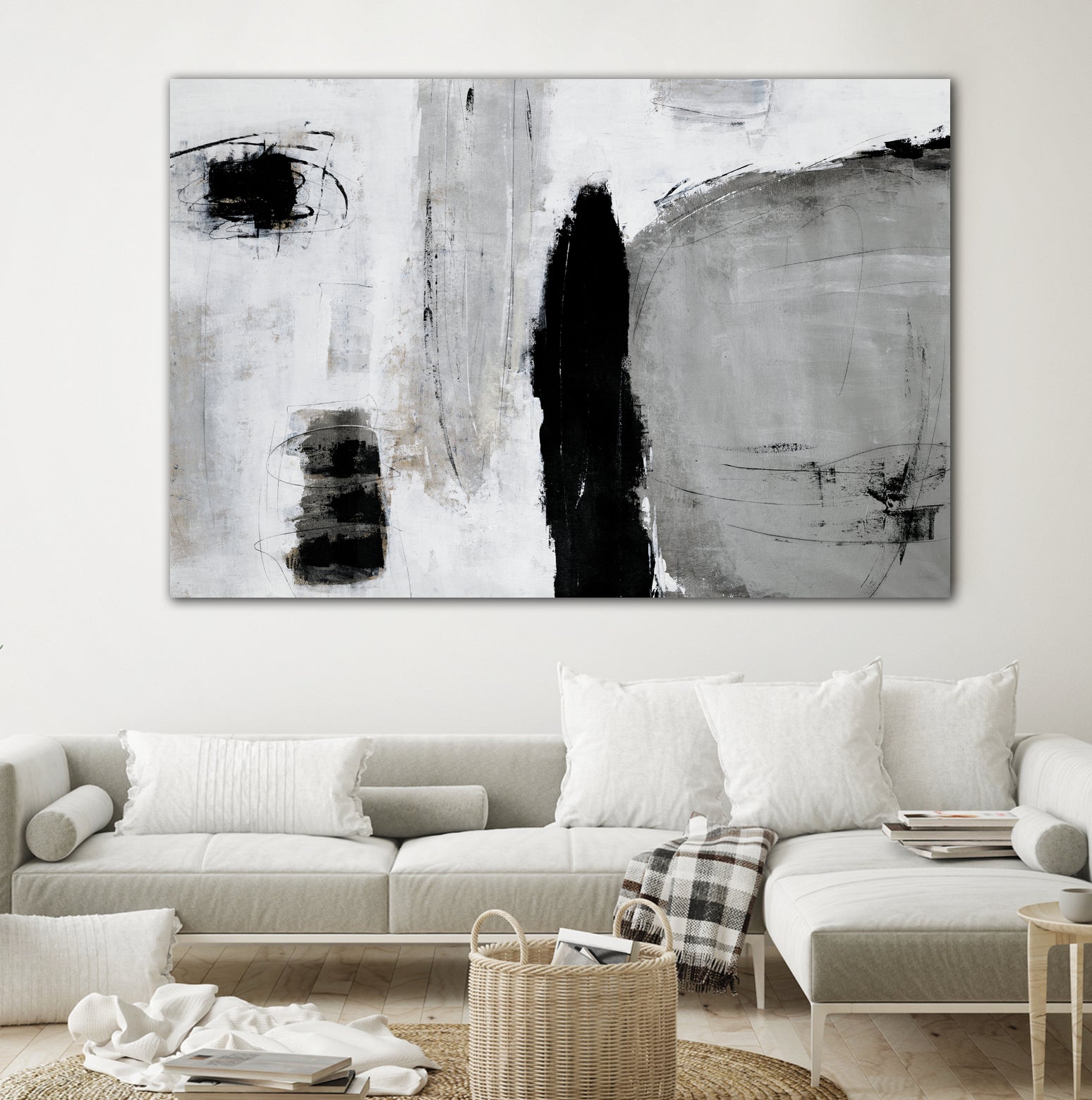 Unlevel by Daleno Art on GIANT ART - grey abstract