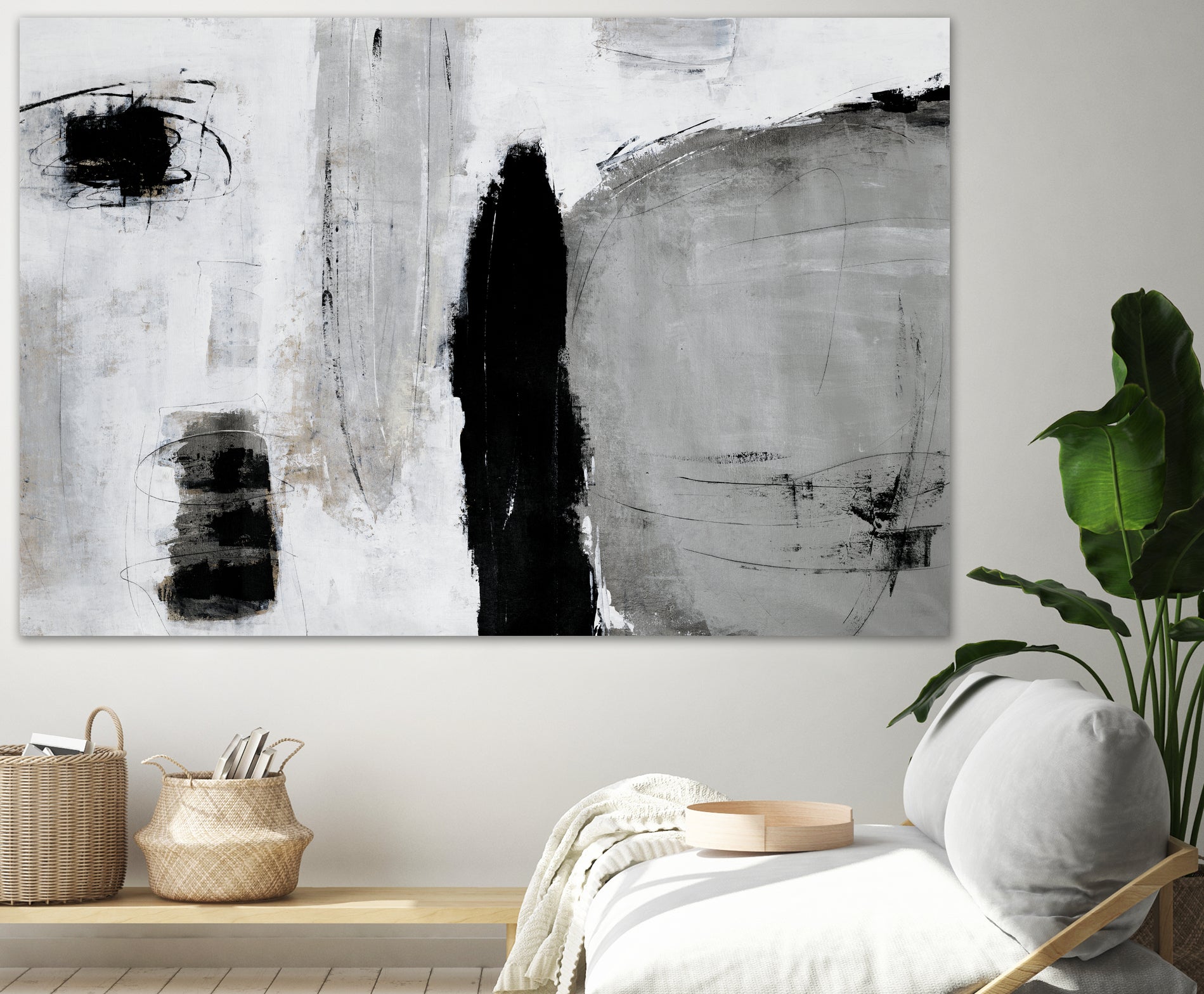 Unlevel by Daleno Art on GIANT ART - grey abstract