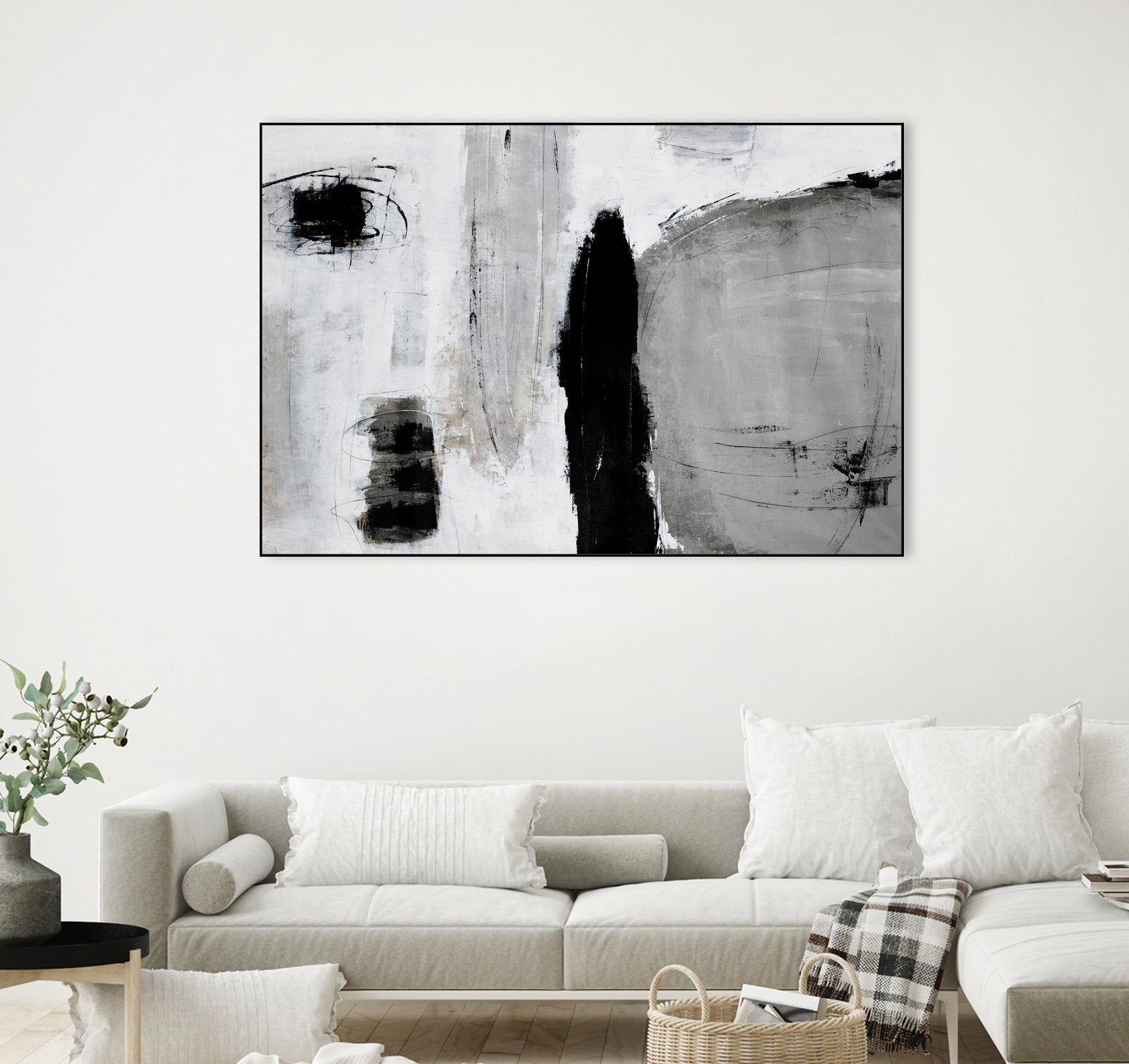 Unlevel by Daleno Art on GIANT ART - grey abstract