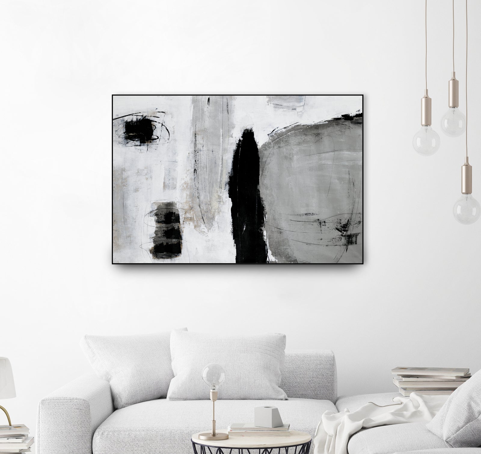 Unlevel by Daleno Art on GIANT ART - grey abstract