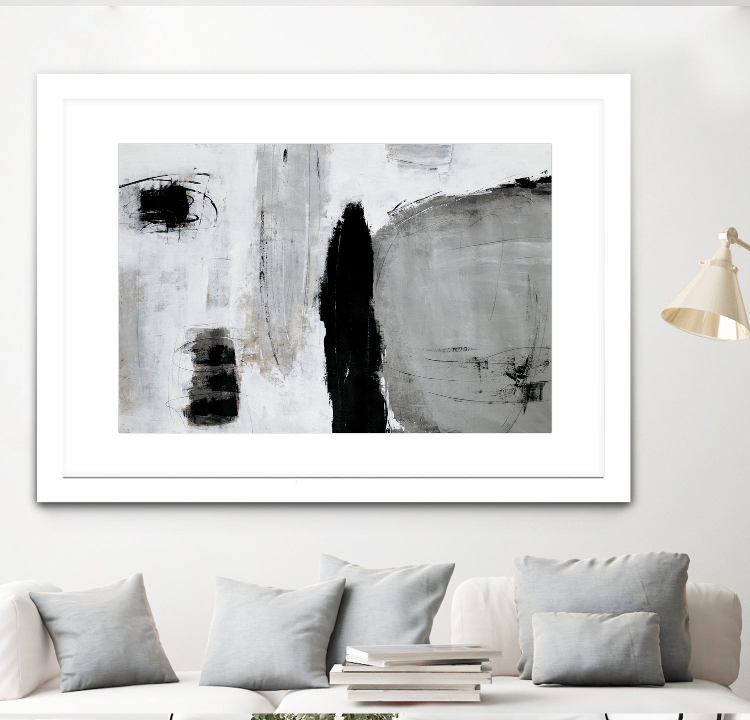 Unlevel by Daleno Art on GIANT ART - grey abstract