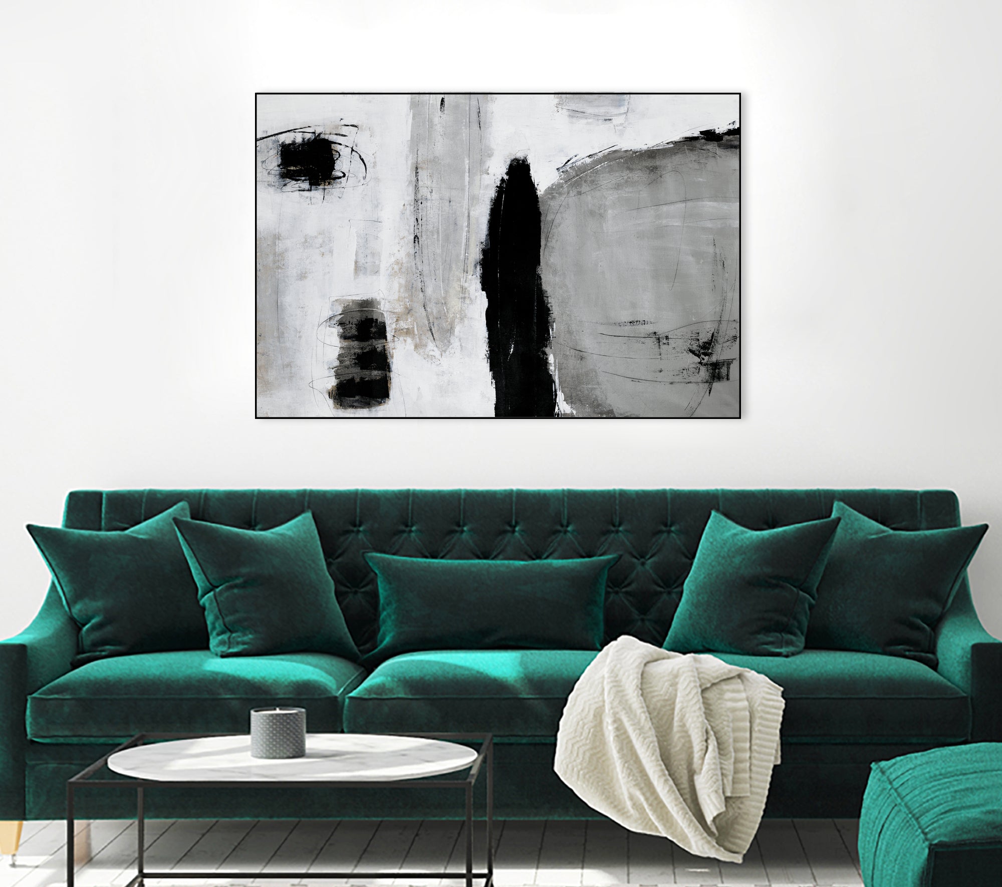 Unlevel by Daleno Art on GIANT ART - grey abstract