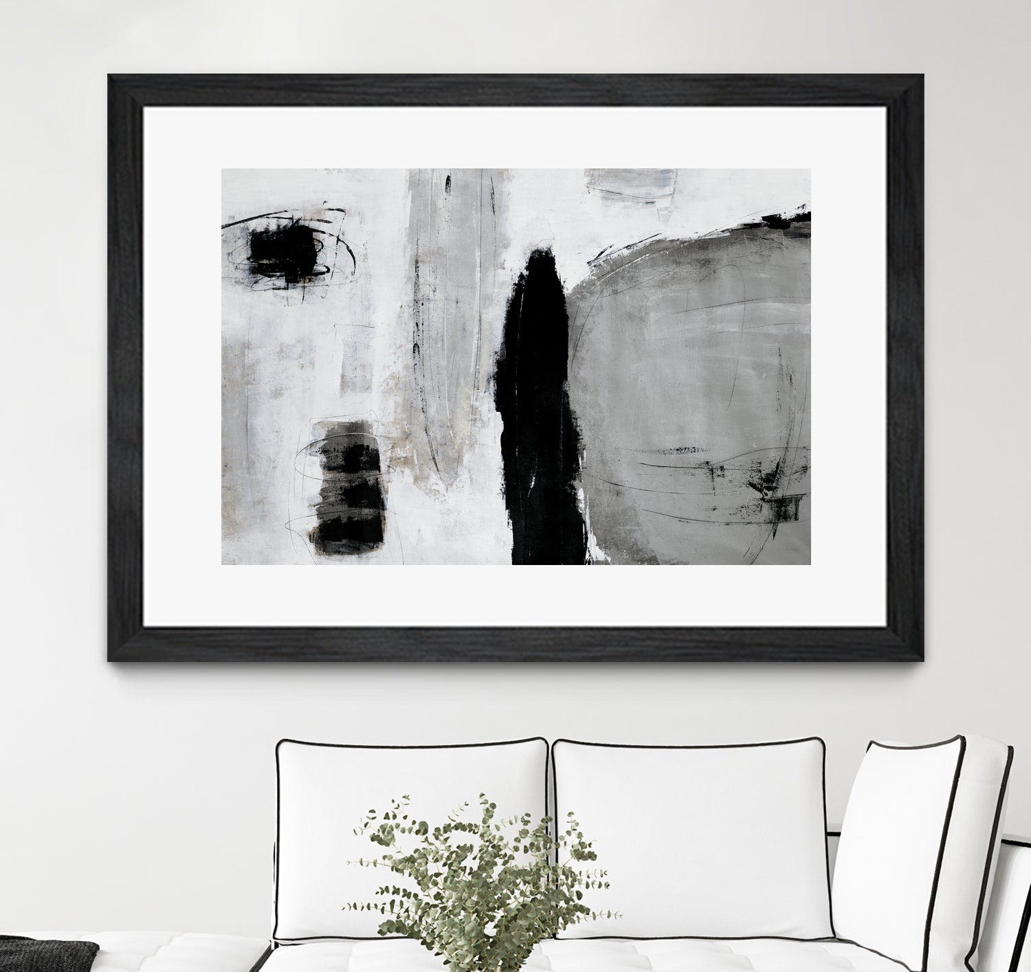 Unlevel by Daleno Art on GIANT ART - grey abstract