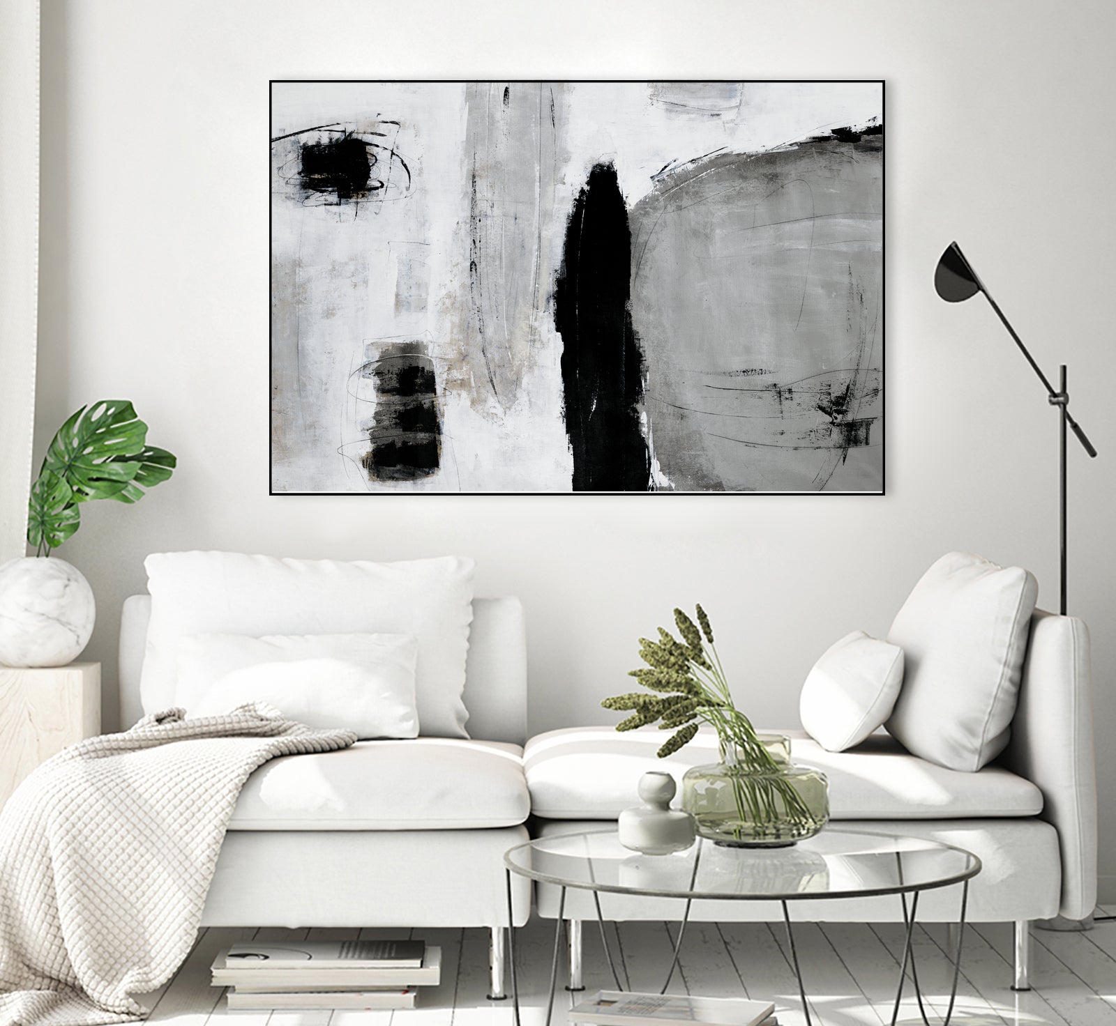 Unlevel by Daleno Art on GIANT ART - grey abstract