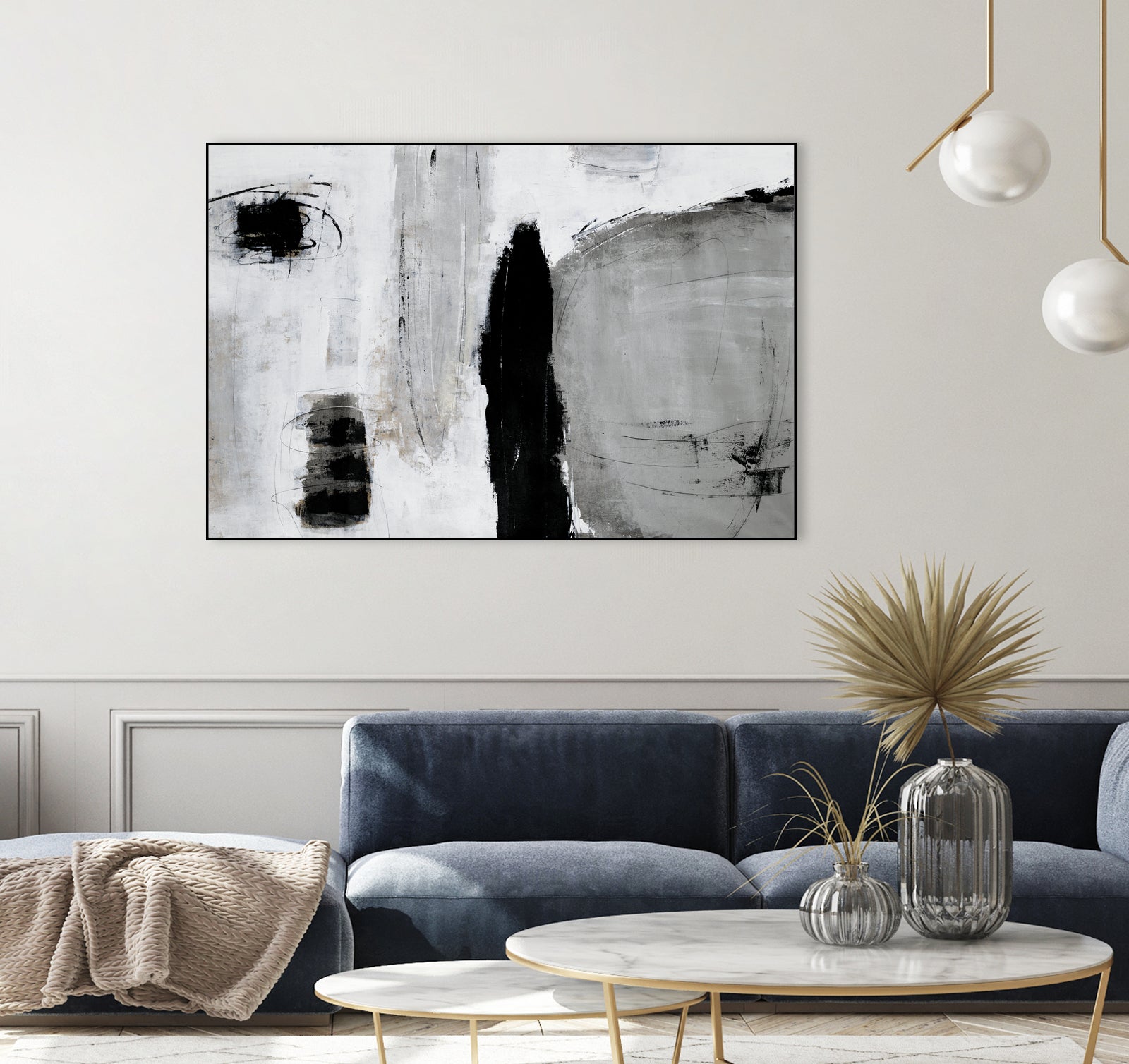 Unlevel by Daleno Art on GIANT ART - grey abstract