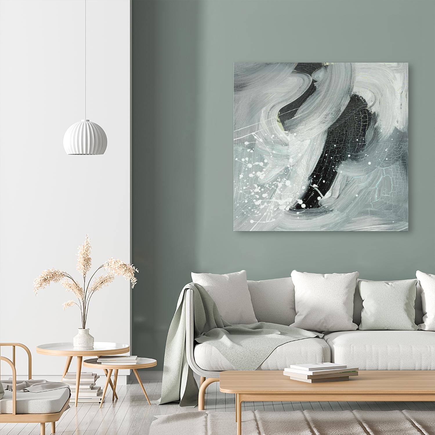 Petrify VI by Daleno Art on GIANT ART - blue abstract abstract