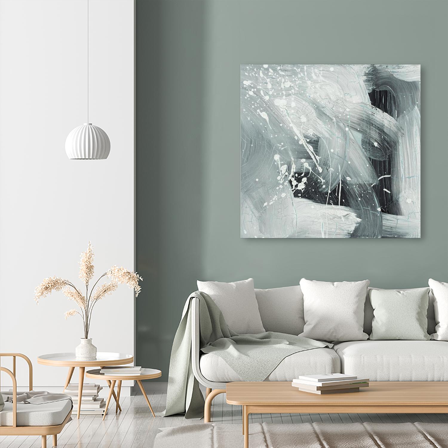 Petrify IX by Daleno Art on GIANT ART - blue abstract abstract