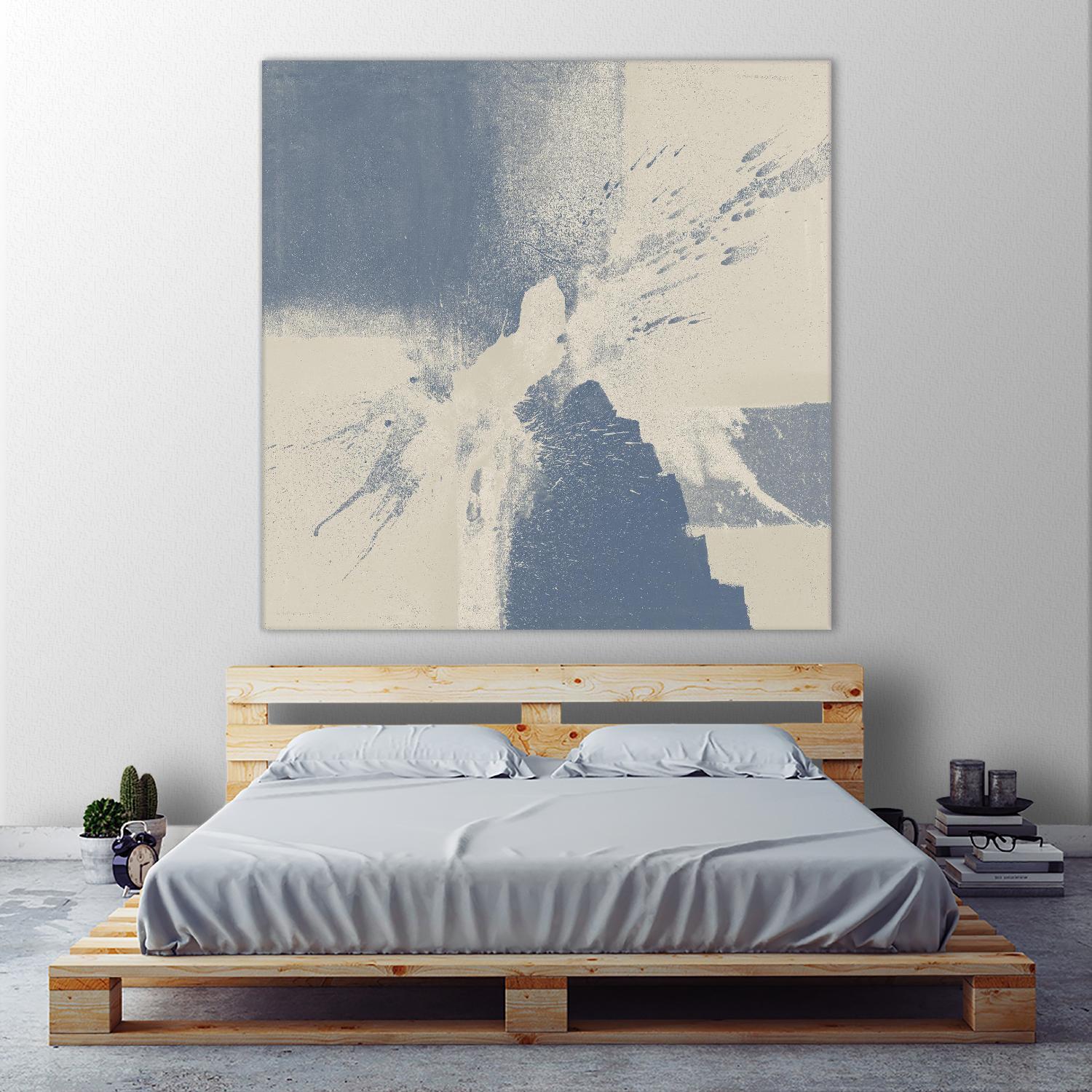 Cool Fury I by Daleno Art on GIANT ART - blue abstract abstrait