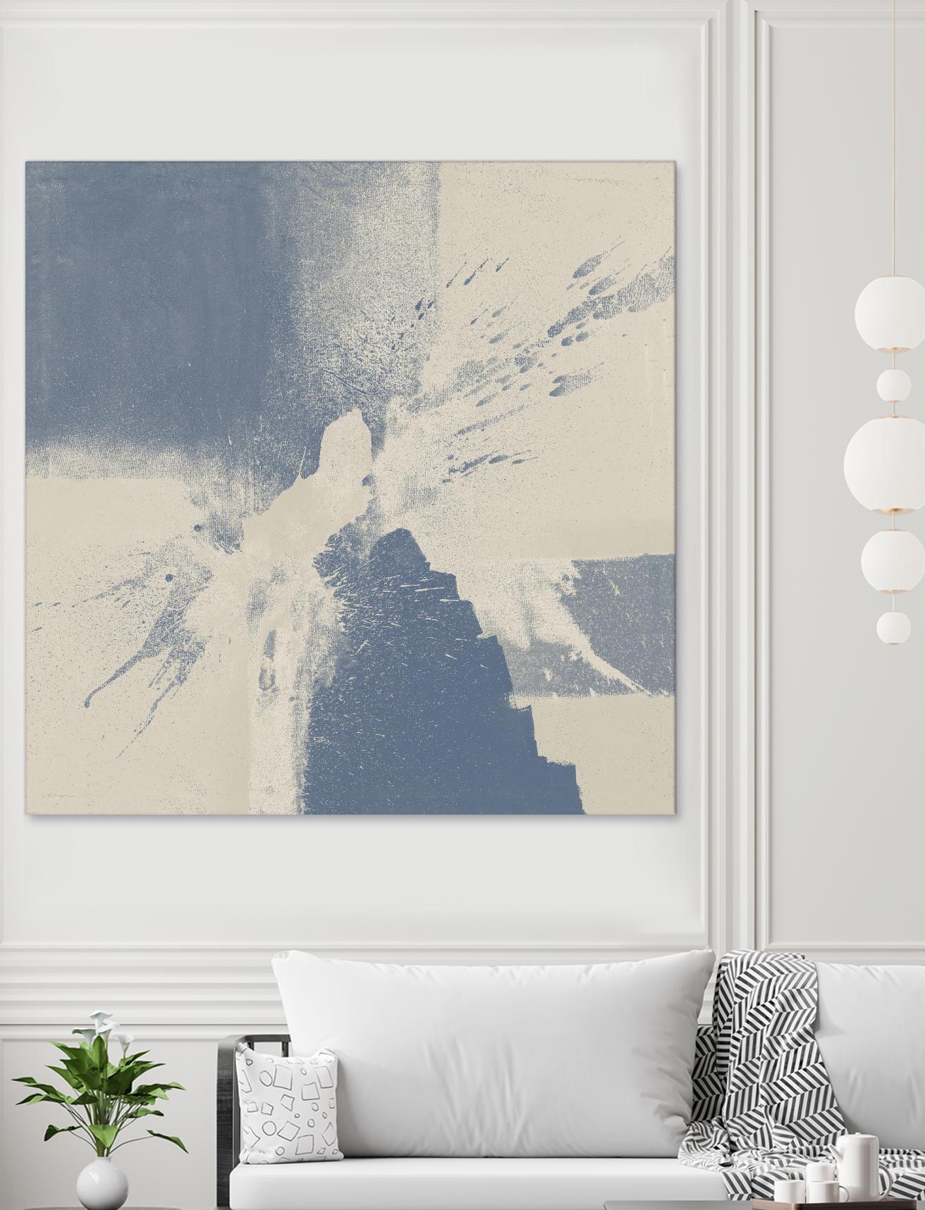 Cool Fury I by Daleno Art on GIANT ART - blue abstract abstrait