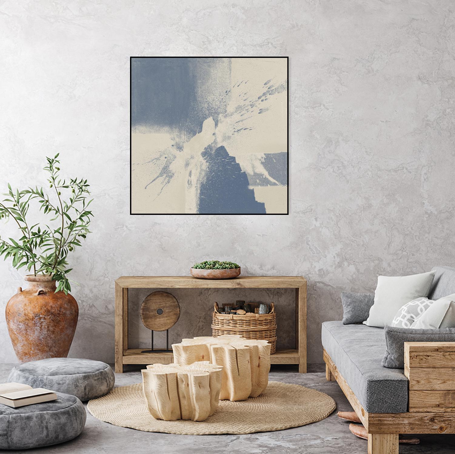 Cool Fury I by Daleno Art on GIANT ART - blue abstract abstrait