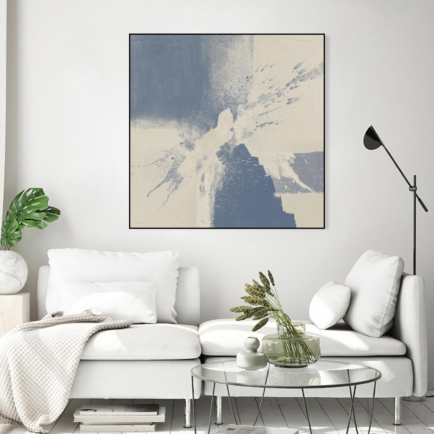 Cool Fury I by Daleno Art on GIANT ART - blue abstract abstrait