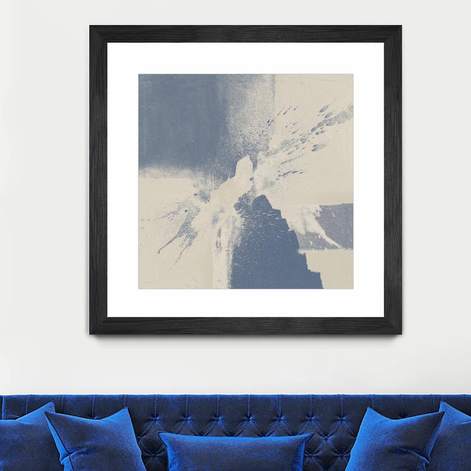 Cool Fury I by Daleno Art on GIANT ART - blue abstract abstrait